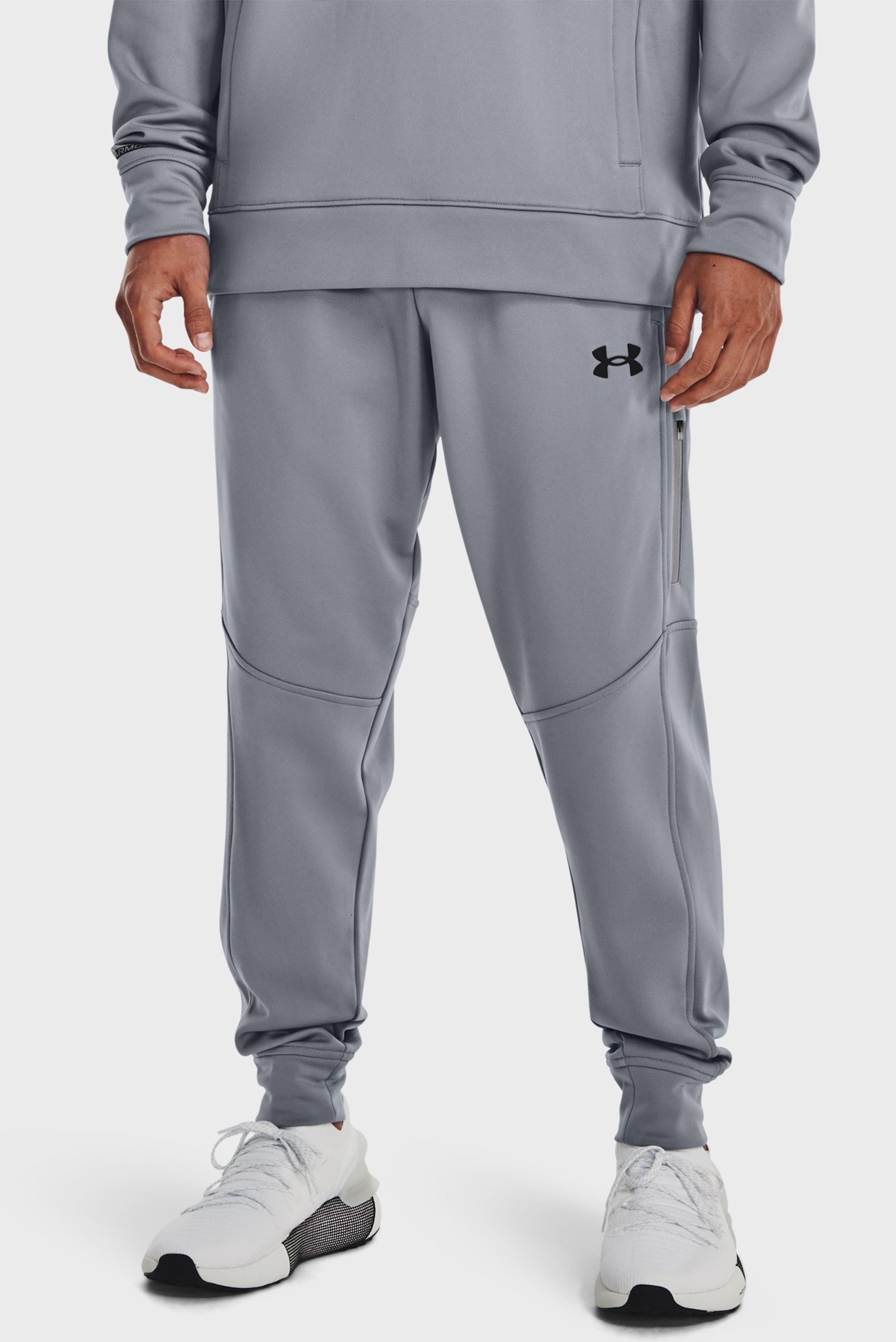 Чоловічі сірі спортивні штани UA JD AF Grid Joggers 1