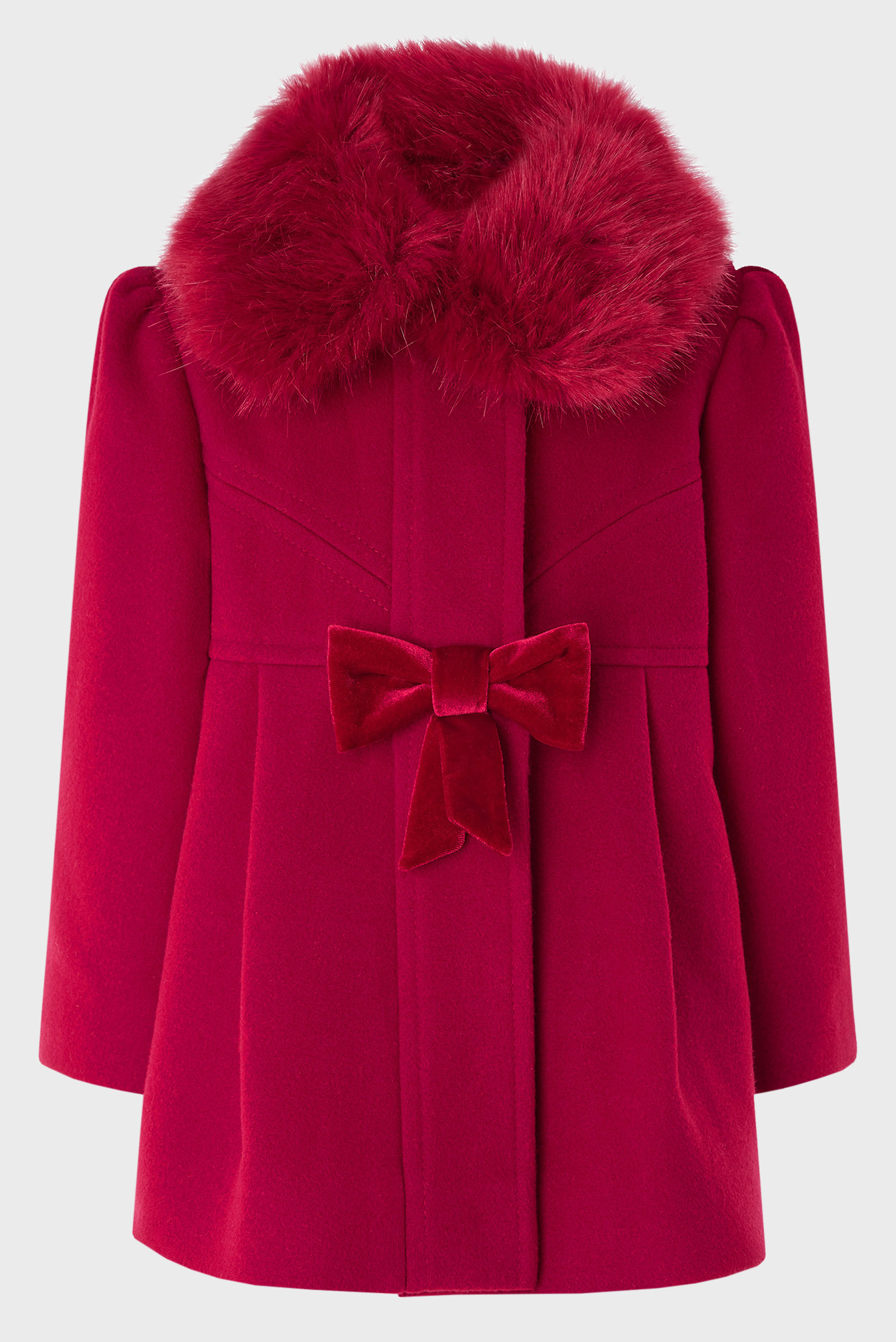 Детское бордовое пальто BABY ROSIE RED COAT 1
