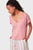 Женская розовая льняная футболка RUDDY