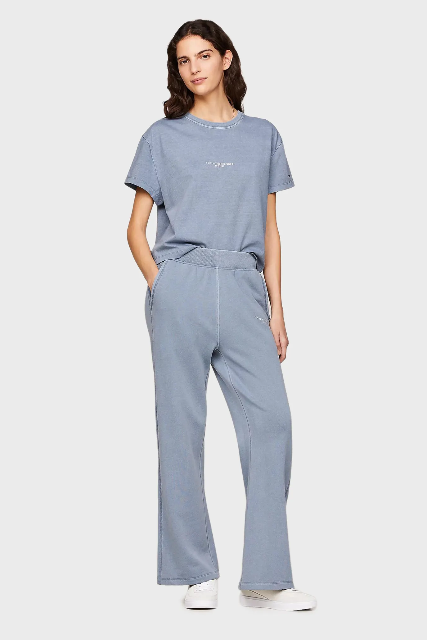 Жіночі сині спортивні штани GMD CORP LOGO STR LEG SWTPNTS 2