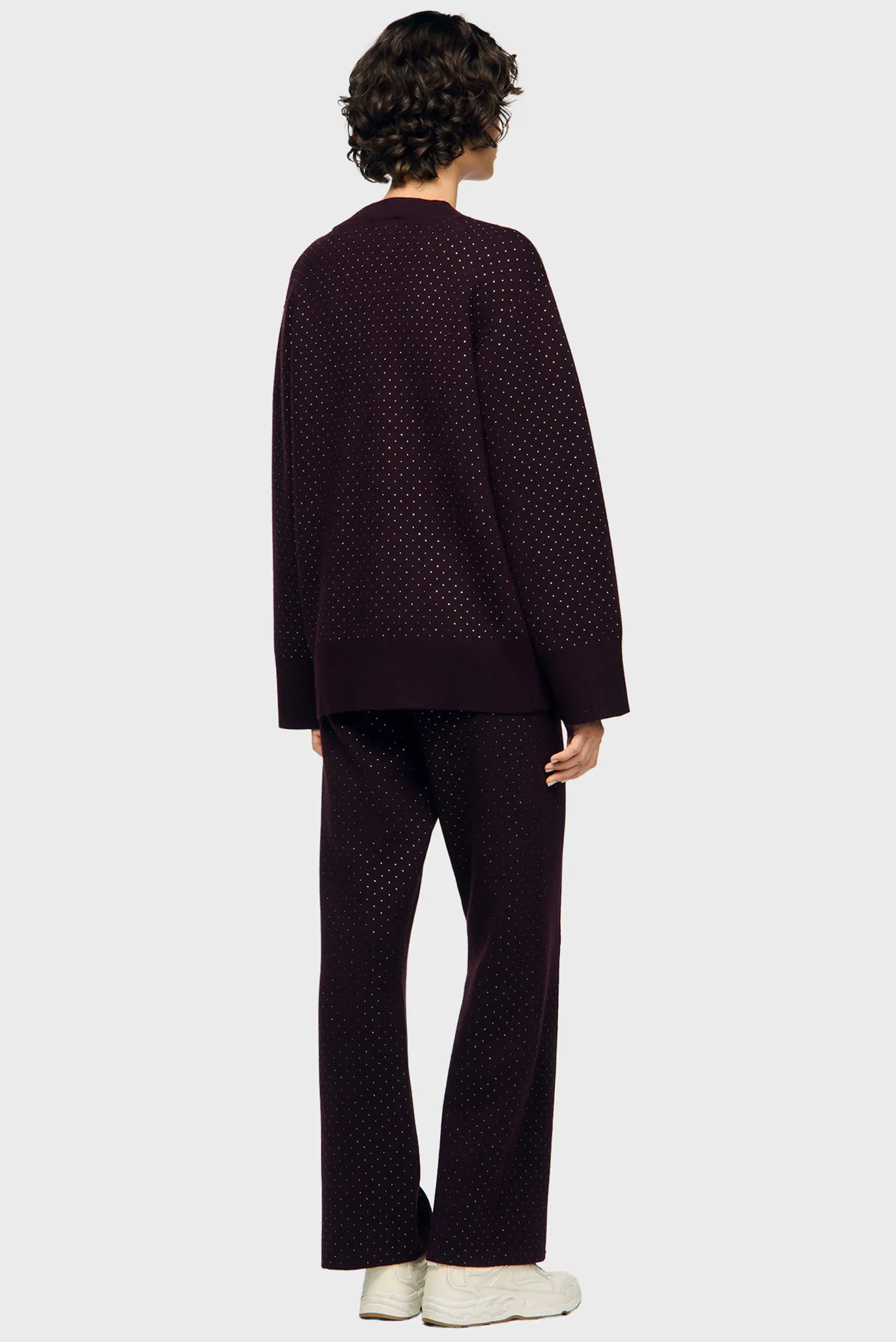 Жіночий бордовий кардиган 3