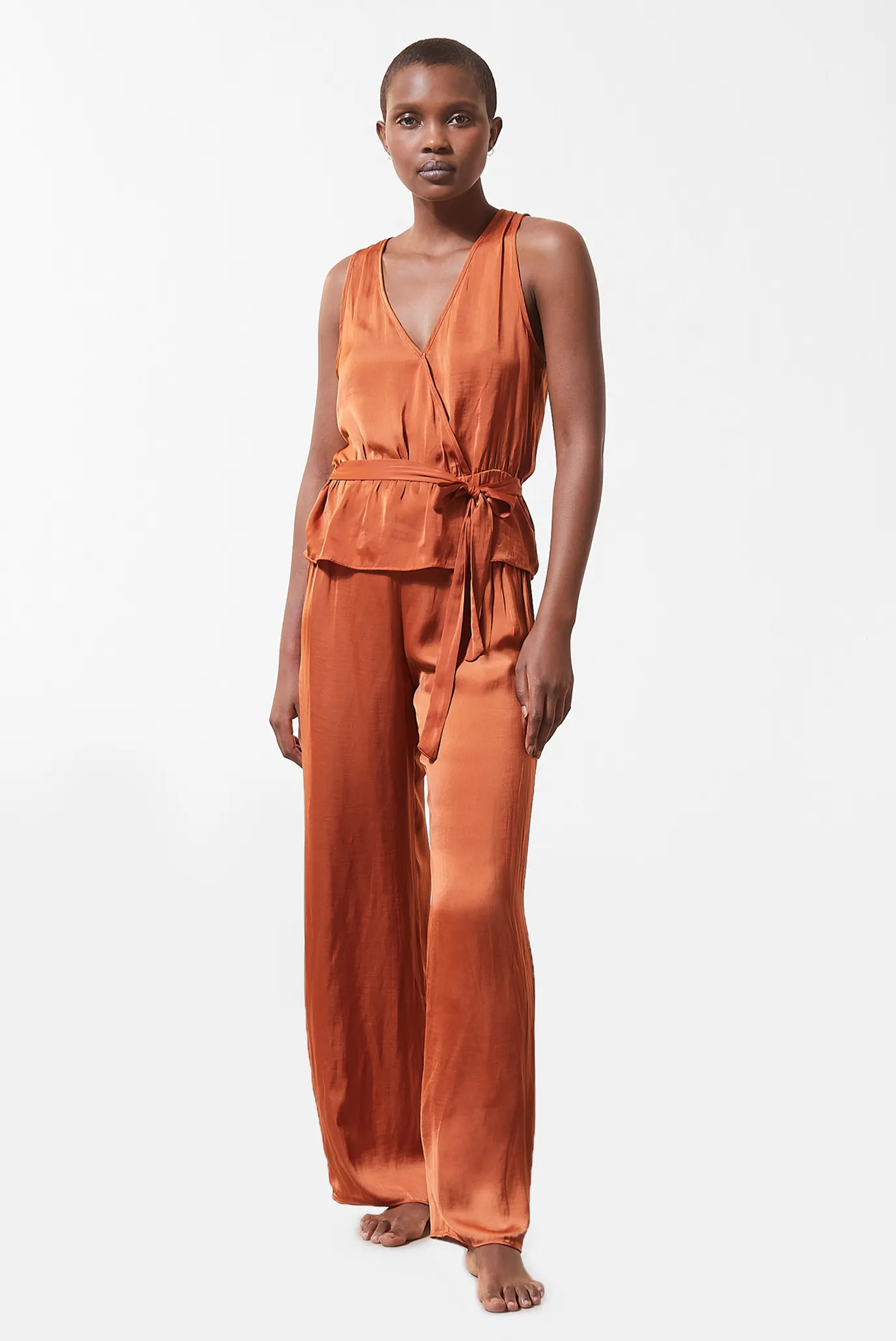 Женская терракотовая майка LINUS 4