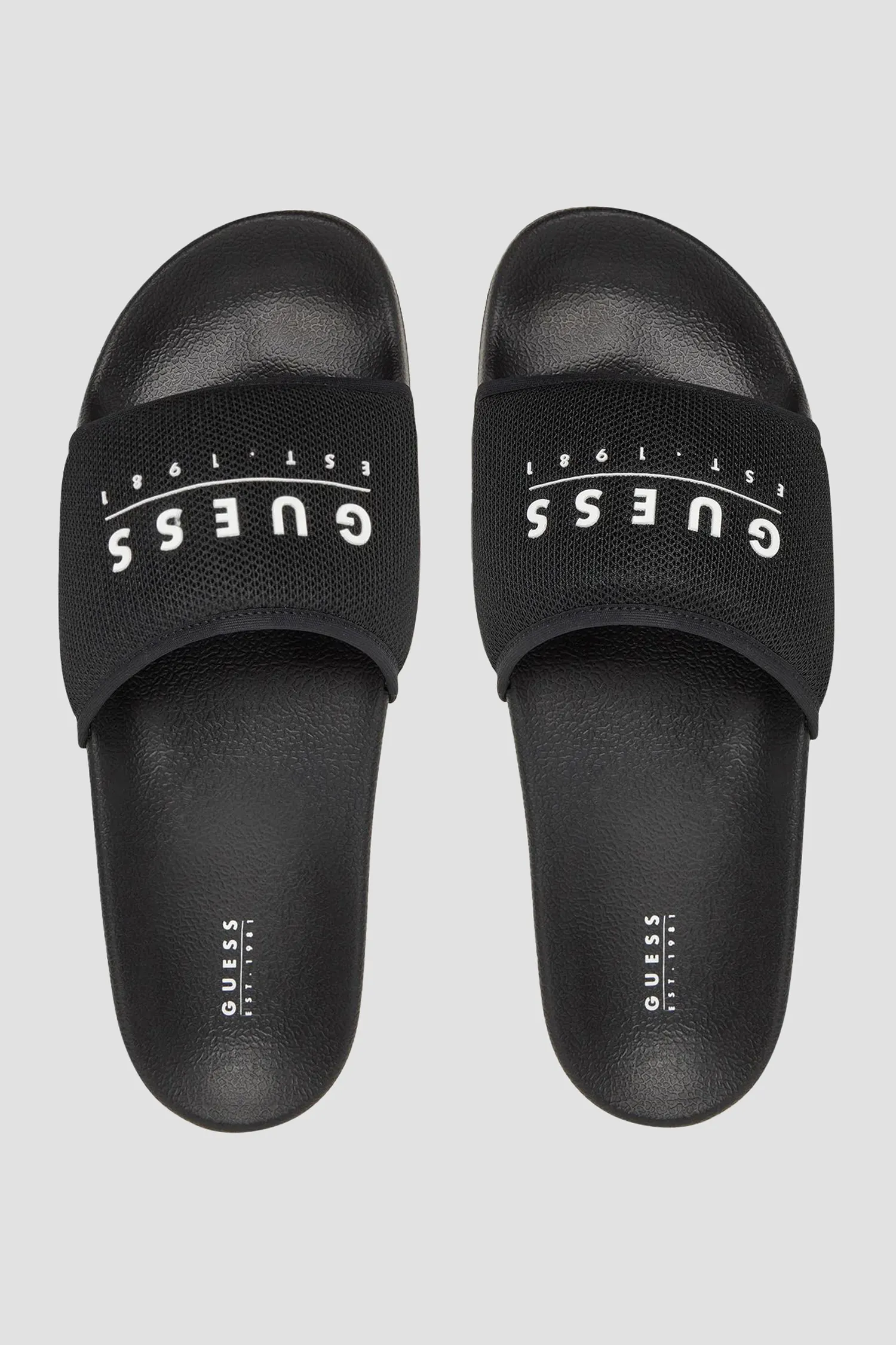 Мужские черные слайдеры 5