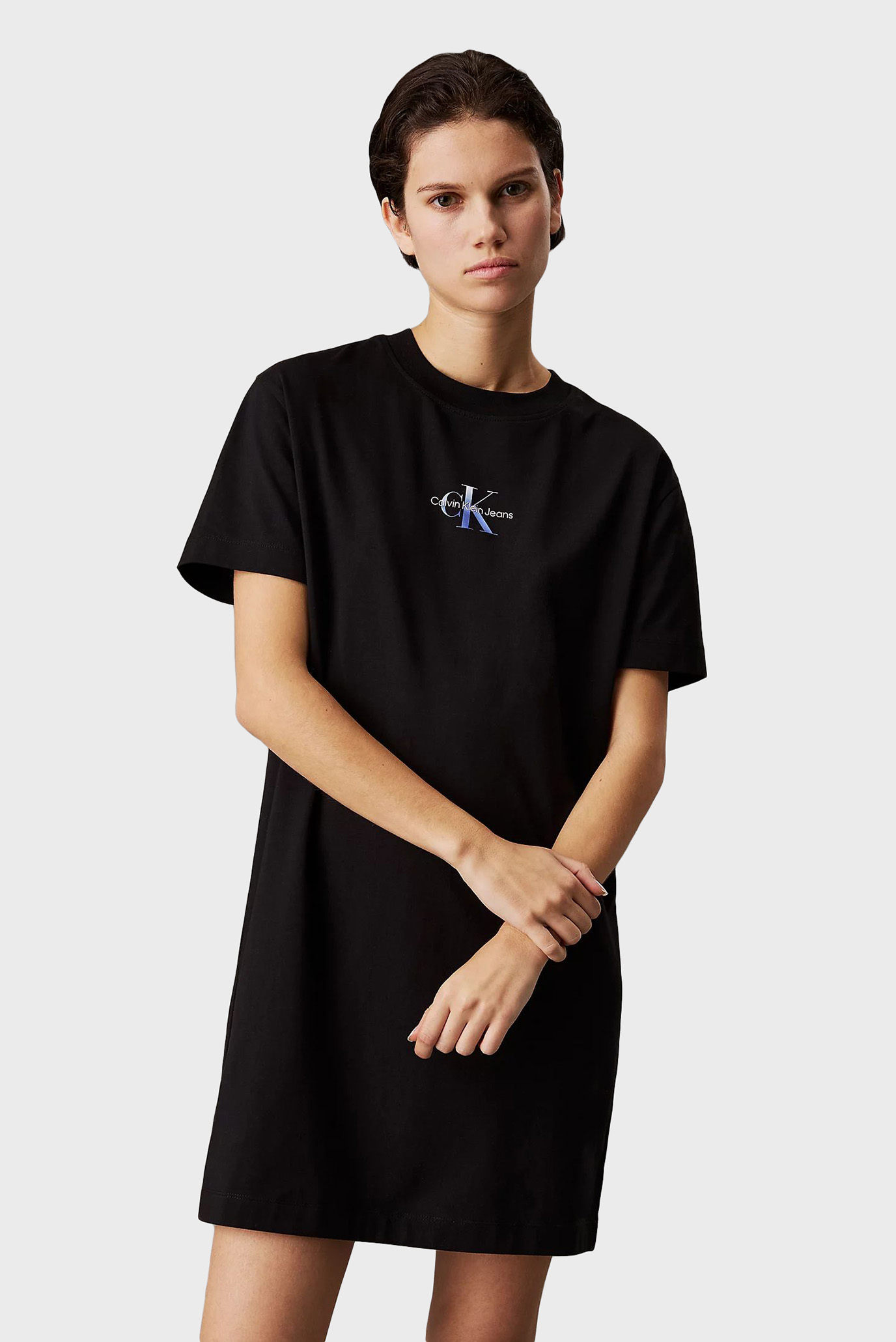 Женское черное платье GRADIENT MONOLOGO TEE 1