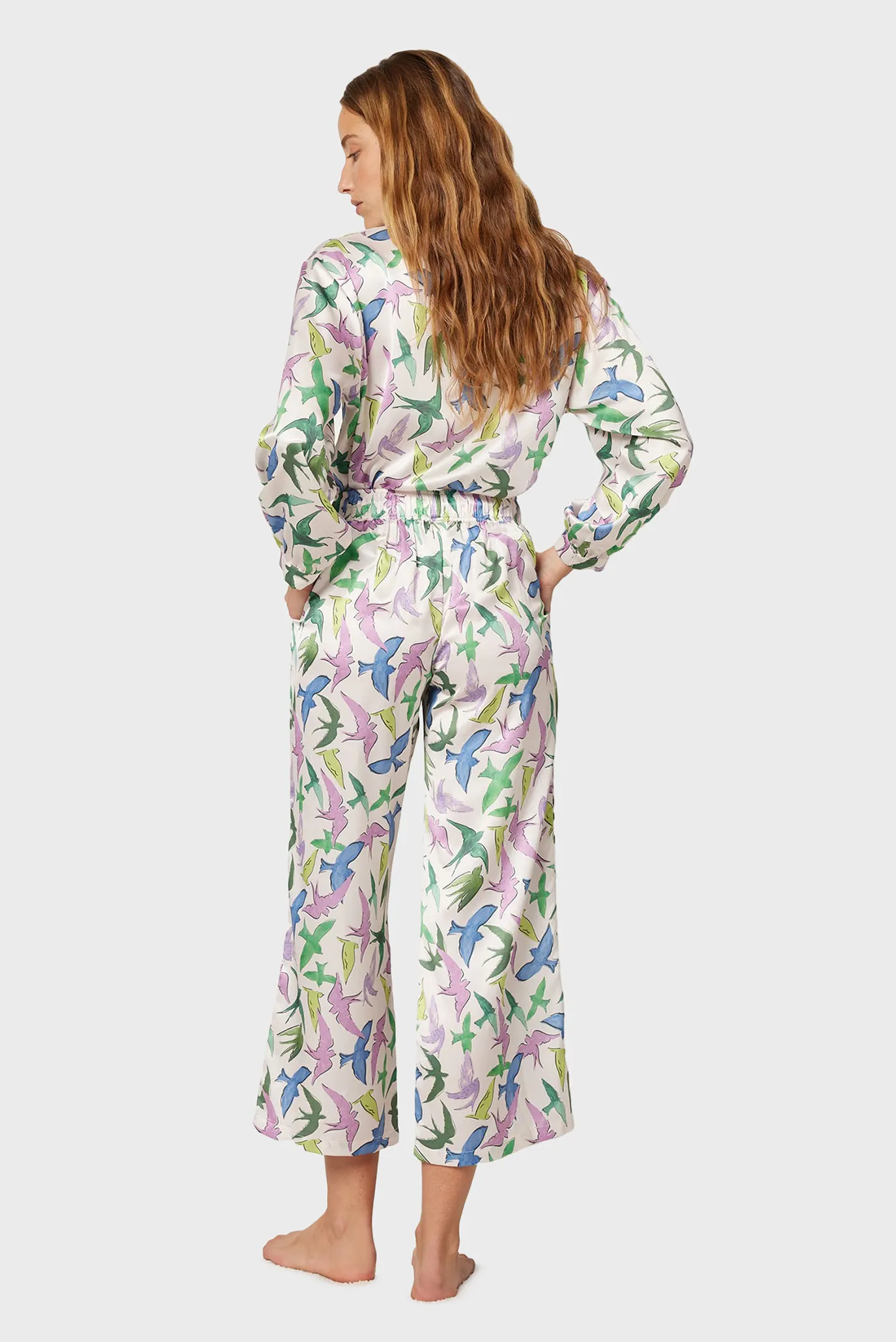 Женские брюки с узором 7/8 JANNA 2