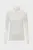 Женский белый шерстяной гольф ROLLNECK