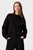 Жіночий чорний светр LOGO INTARSIA REGULAR