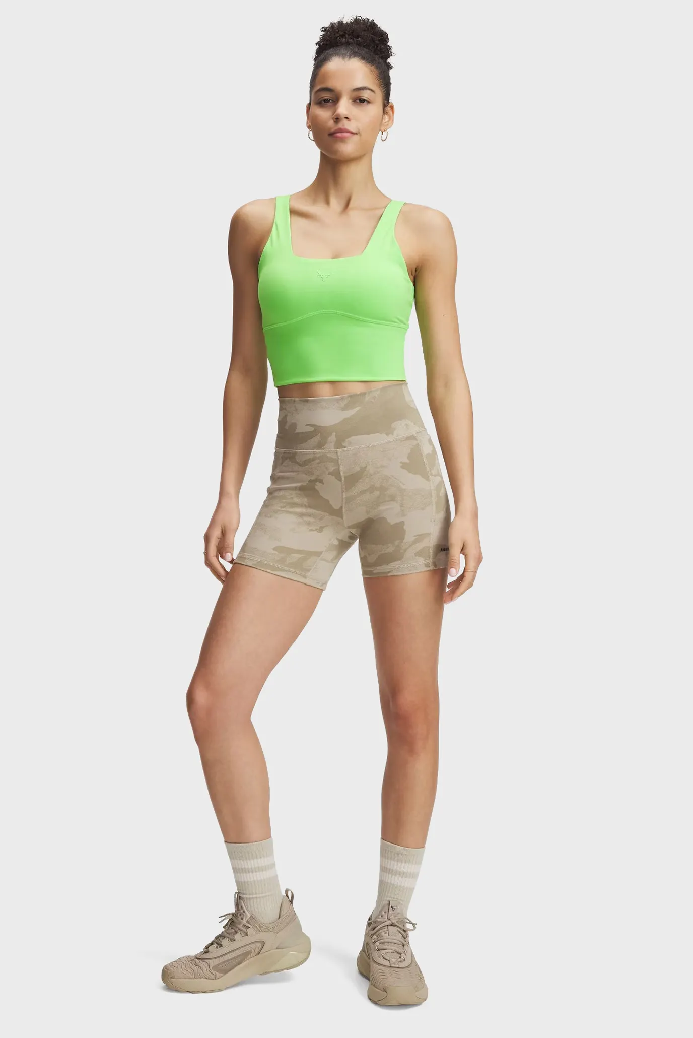 Женский салатовый топ Pjt Rck Fitted Bra Tank 3