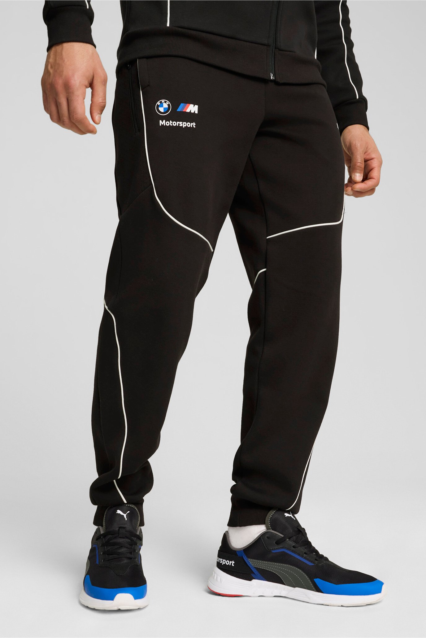 Мужские черные спортивные брюки BMW M Motorsport Sweat Pants Men 1