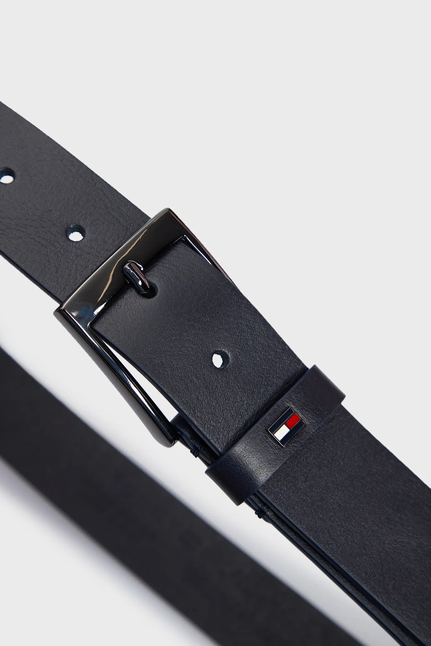 Мужской темно-синий кожаный ремень ADAN NEW LEATHER 3.5 EXT 2