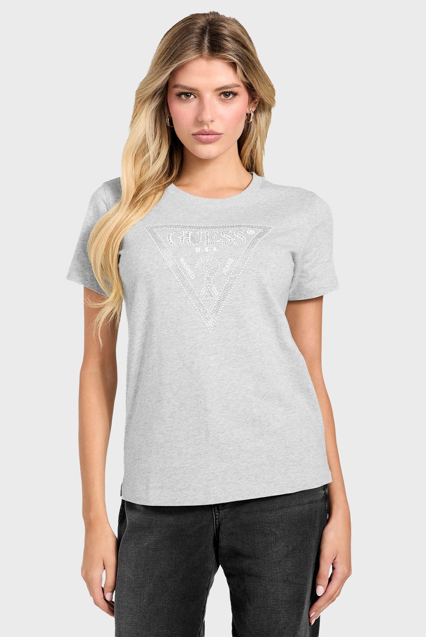 Женская серая футболка Серый XS Guess W5BI18.I3Z14;LMGY