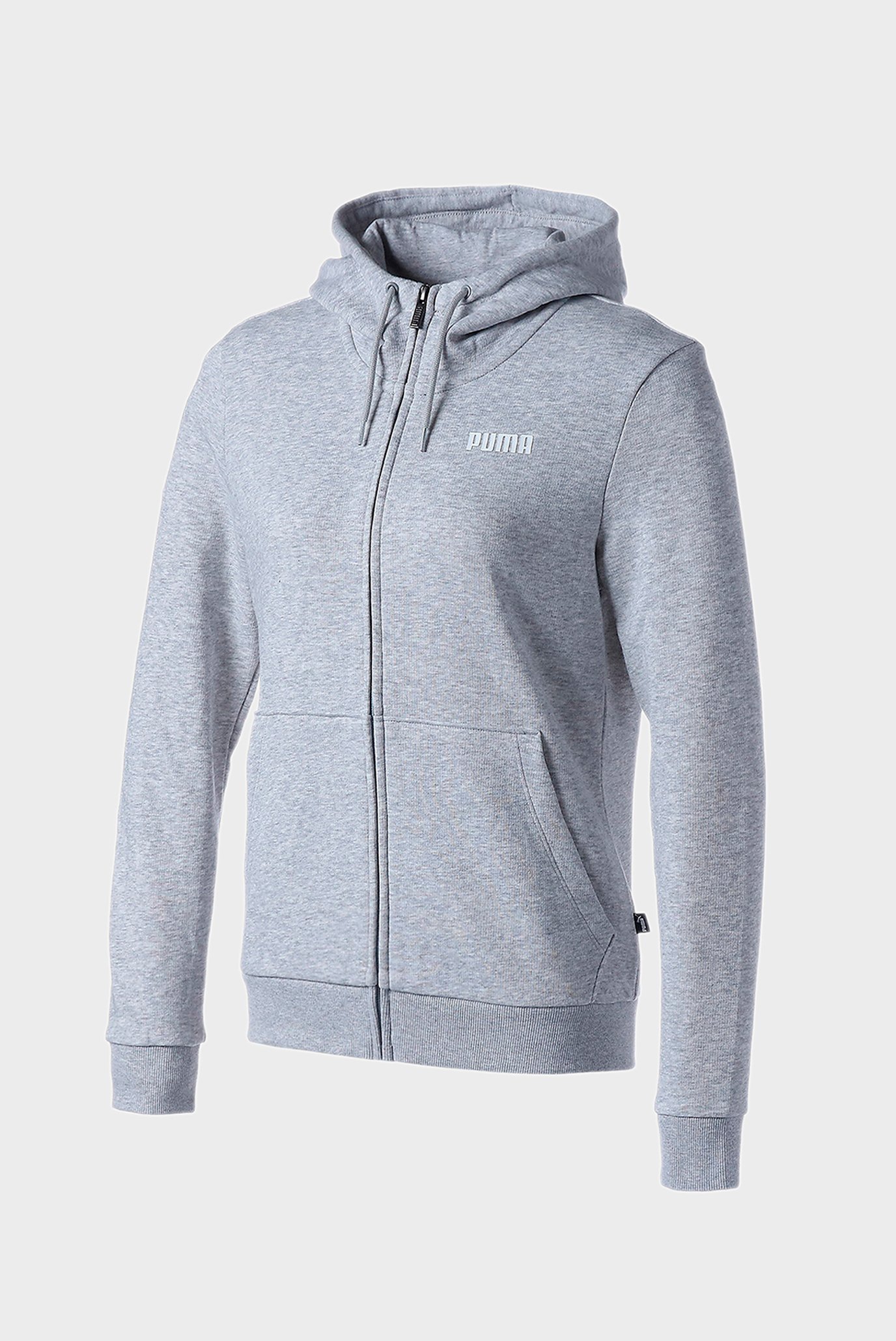 Женское серое худи ESS FZ Hoody TR W 1