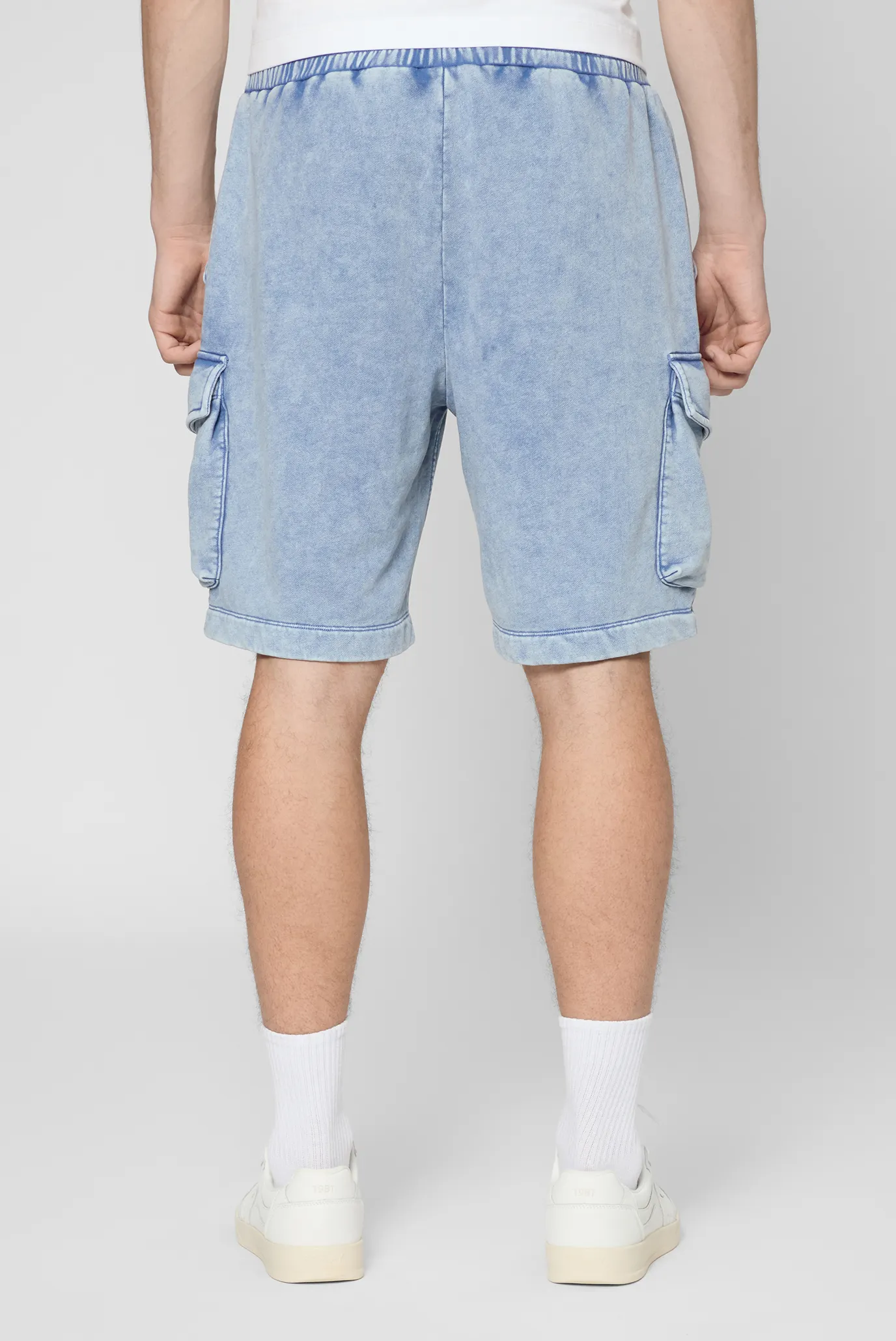 Чоловічі блакитні шорти 4