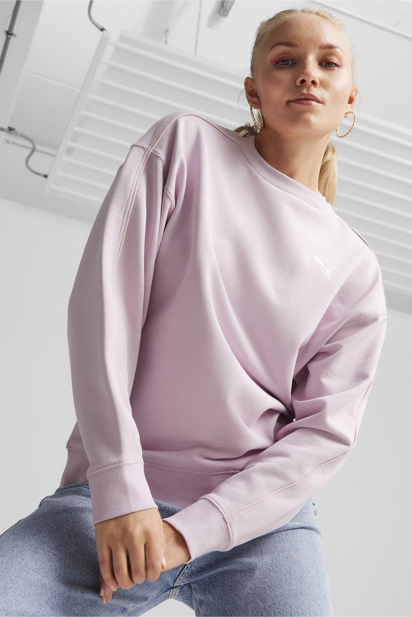 Жіночий бузковий світшот HER Women's Sweatshirt 1