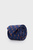 Мужской темно-синий шелковый галстук с узором