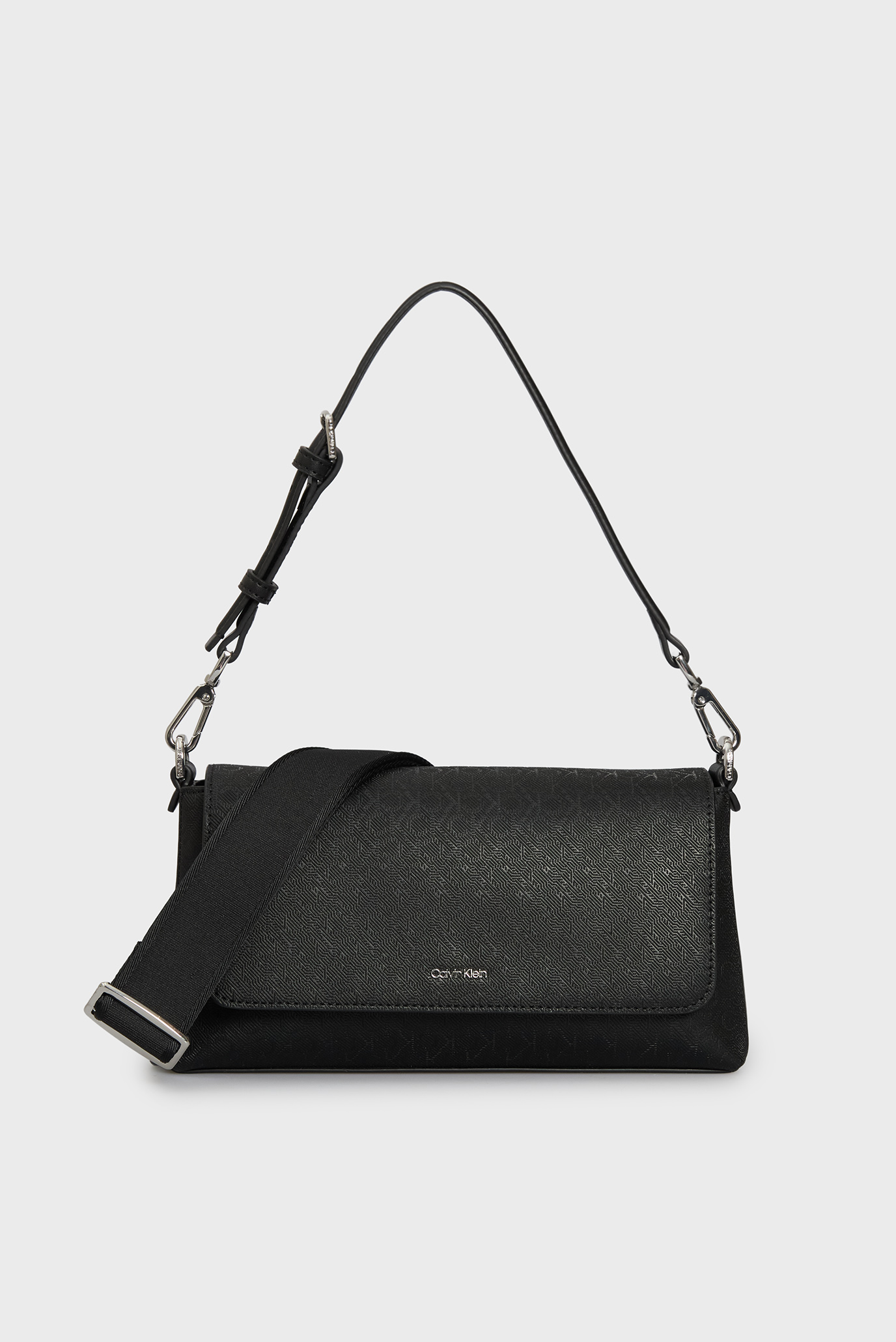 Женская черная сумка с узором MUST AOP DBL STRAPS CONV SHOU Черный ONESIZE Calvin Klein LV04F3101G Женская черная сумка с узором MUST AOP DBL STRAPS CONV SHOU Черный ONESIZE Calvin Klein LV04F3101G