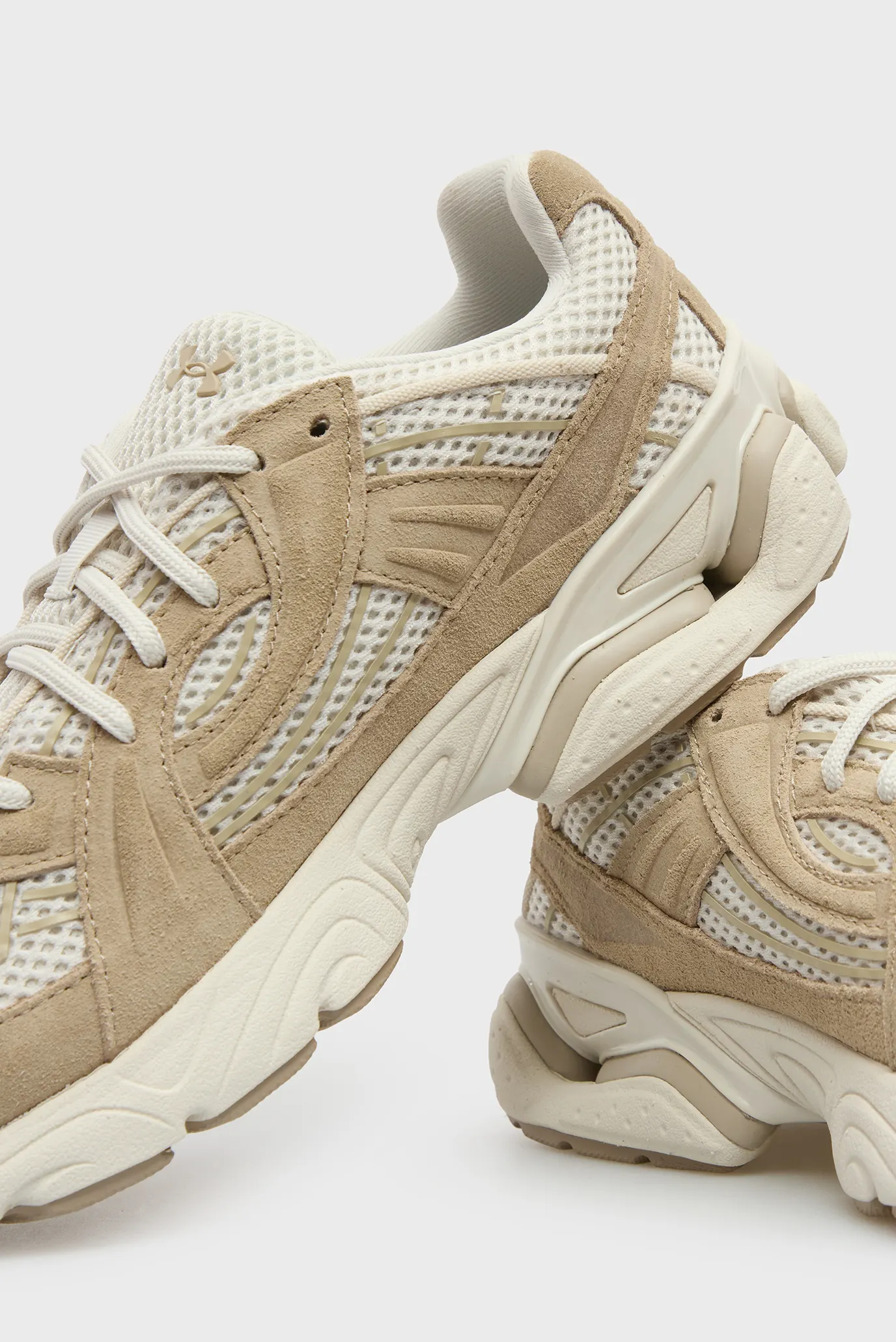 Бежеві замшеві кросівки Sola Fresh Set 2