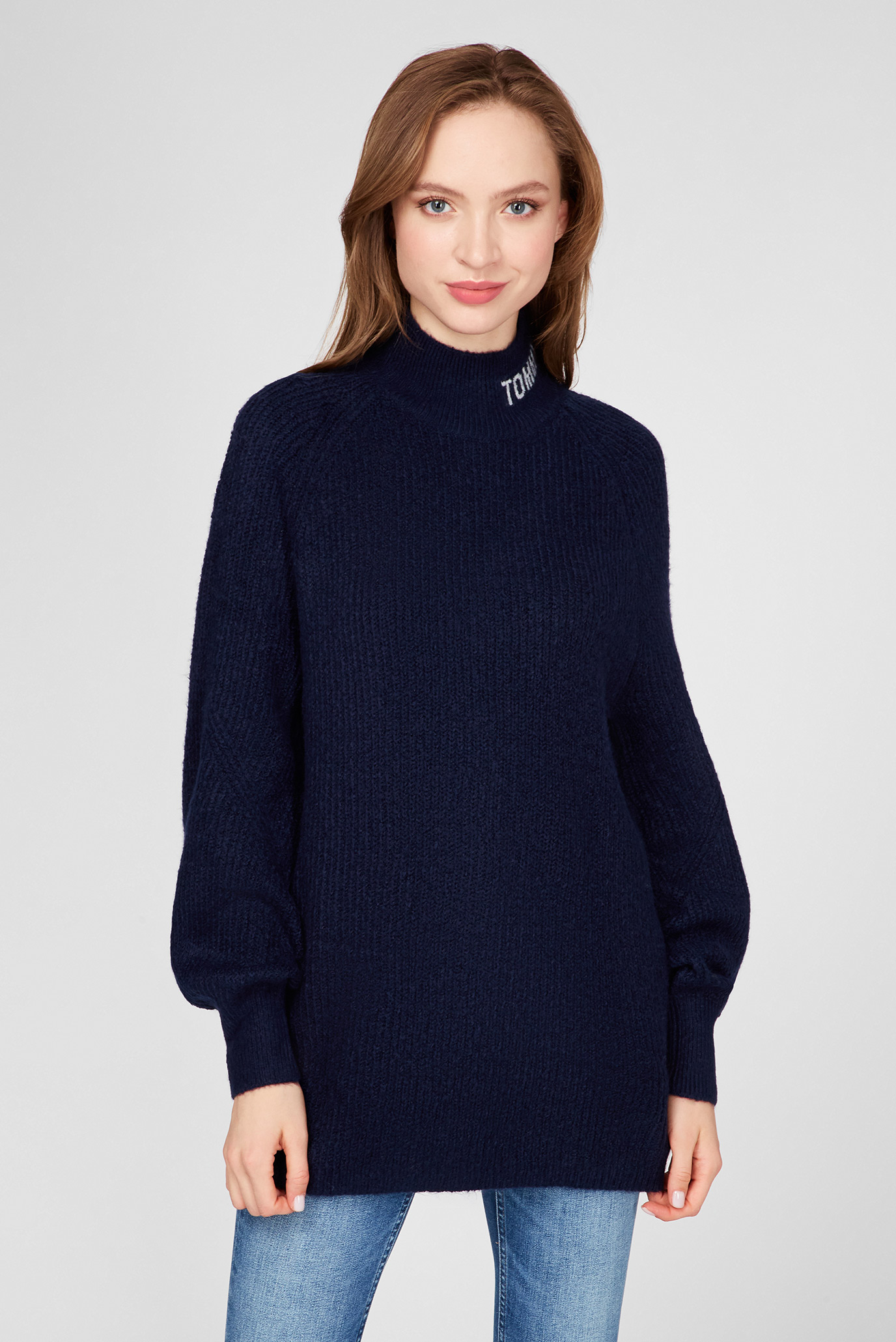 Жіночий темно-синій светр LOFTY TURTLE 1