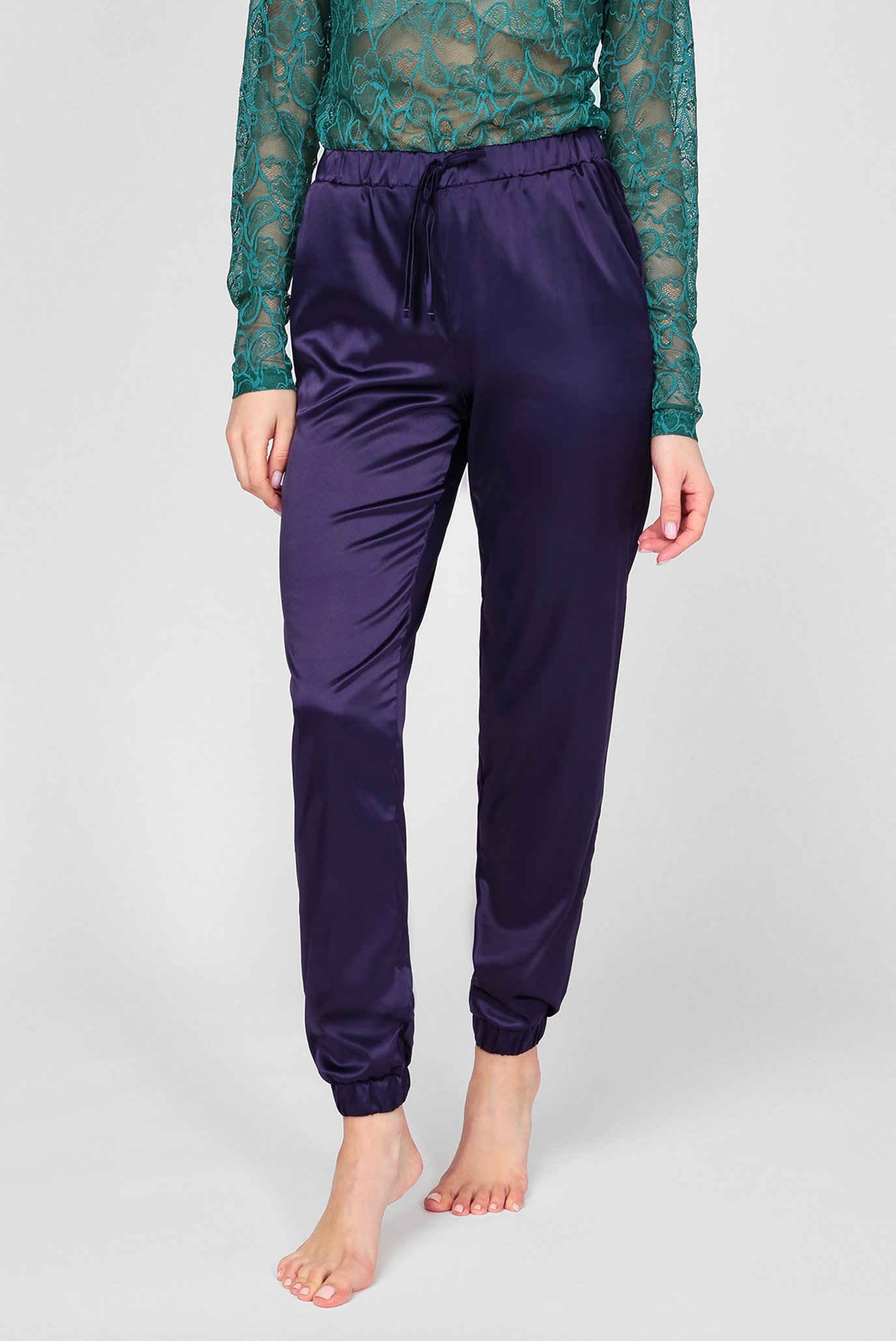 Жіночі фіолетові брюки 1