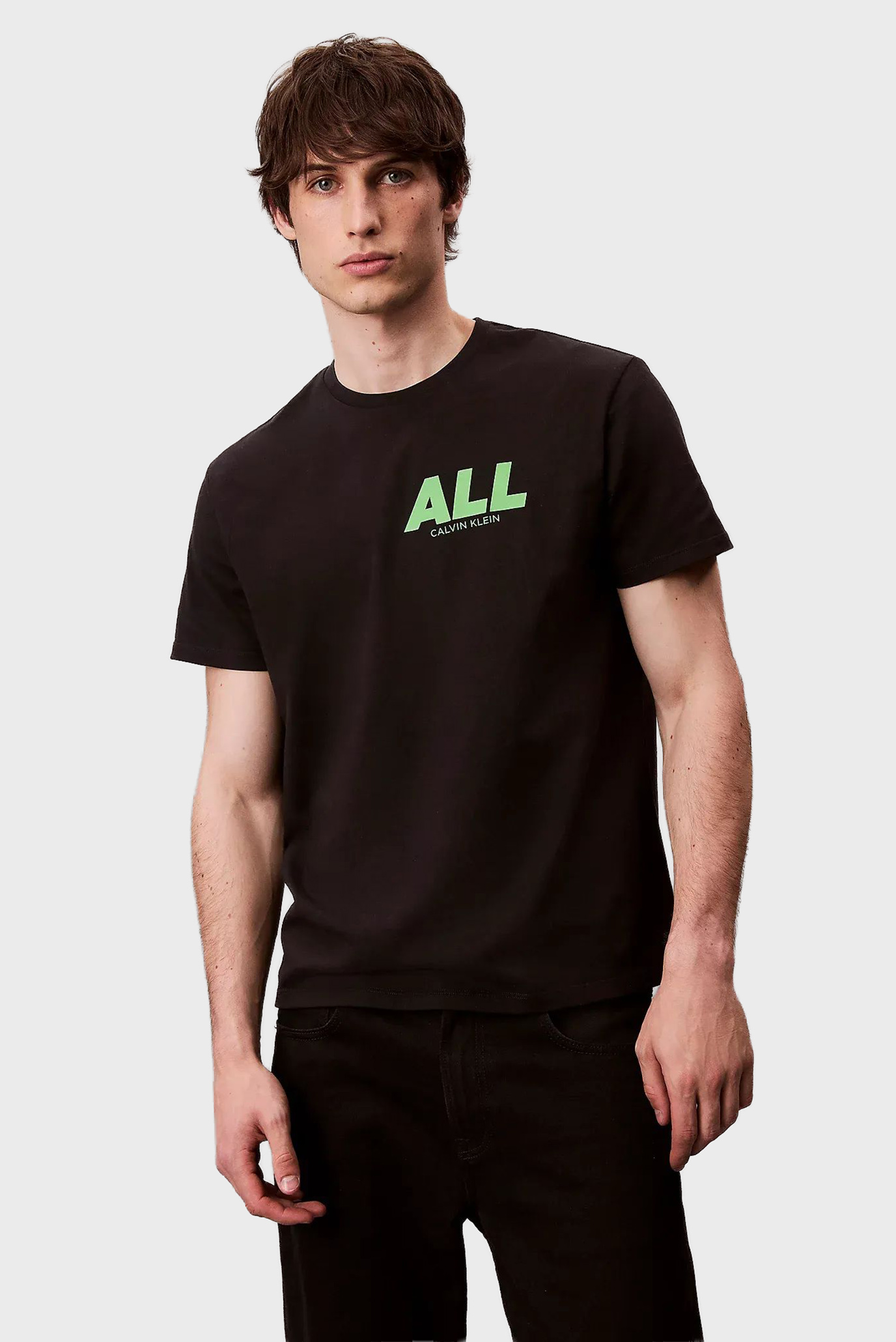 Мужская черная футболка 20S SN ALL GRAPHIC Черный XXL Calvin Klein Jeans LV04RD803G Мужская черная футболка 20S SN ALL GRAPHIC Черный XXL Calvin Klein Jeans LV04RD803G