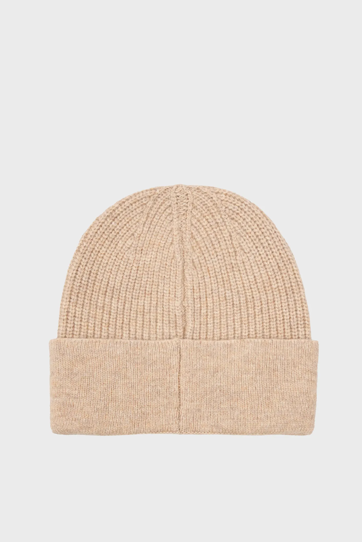 Женская бежевая шерстяная шапка BRENTON 2