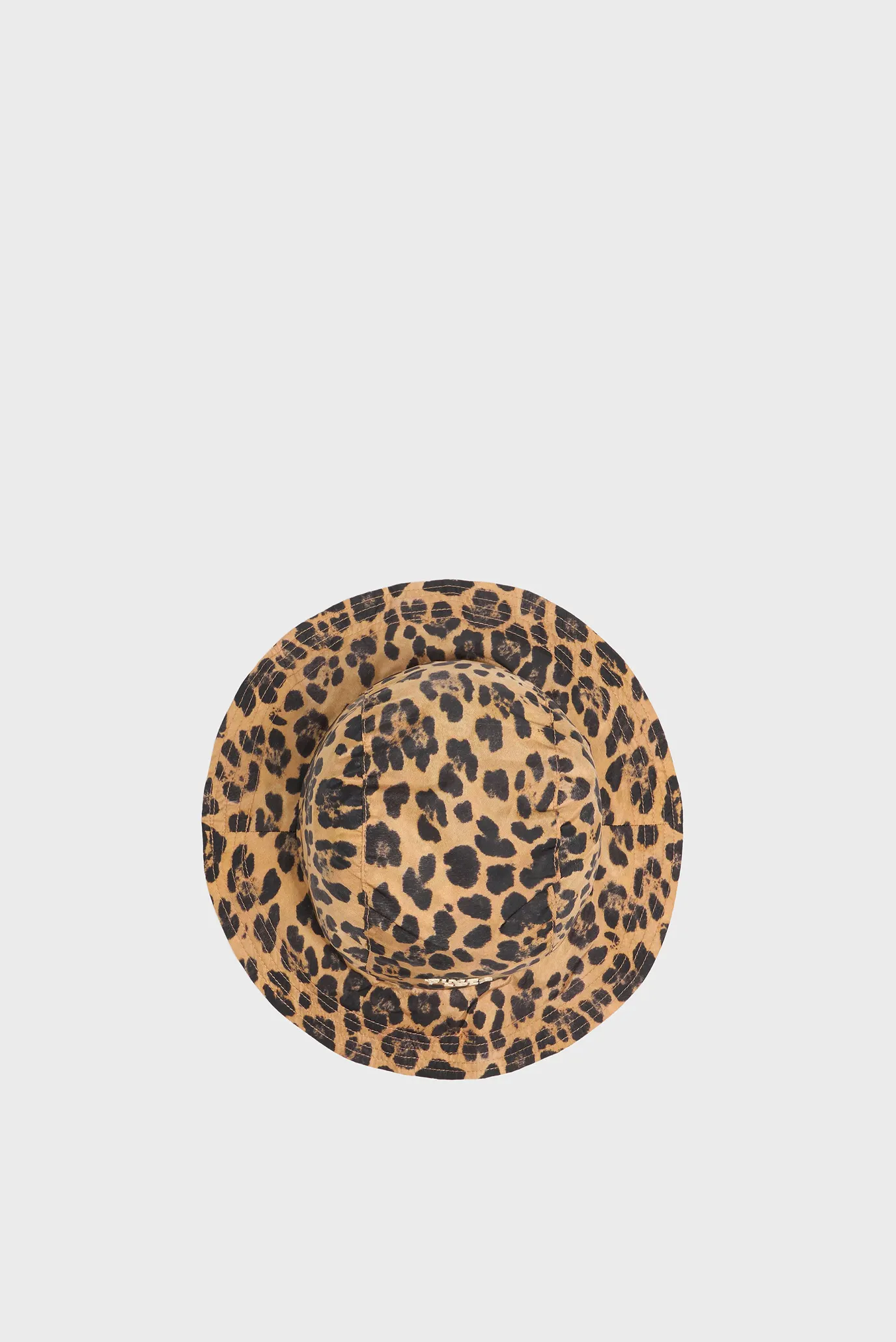 Женская бежевая панама с узором 3