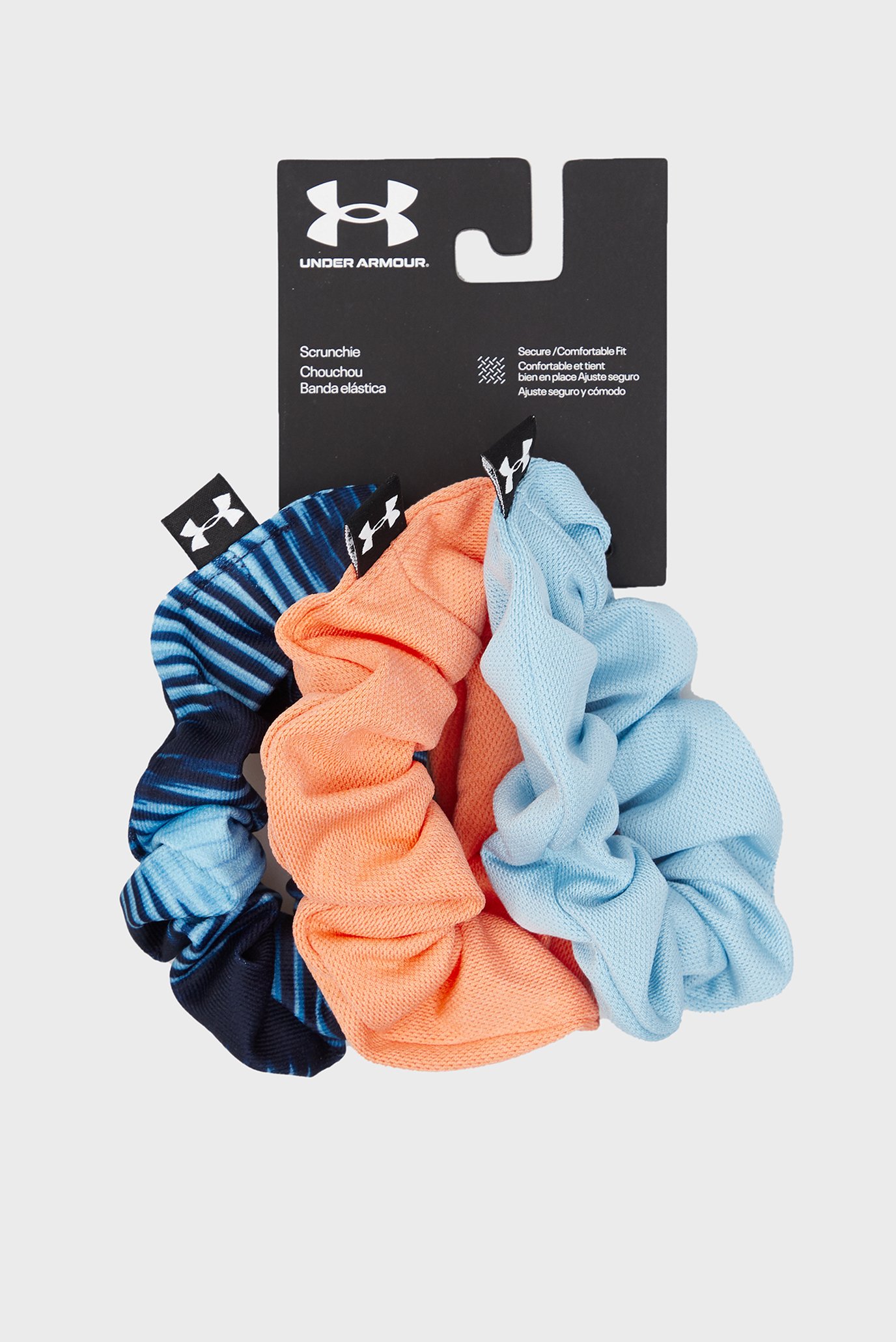 Женские резинки для волос (3 шт) UA Blitzing Scrunchie 3PK 1