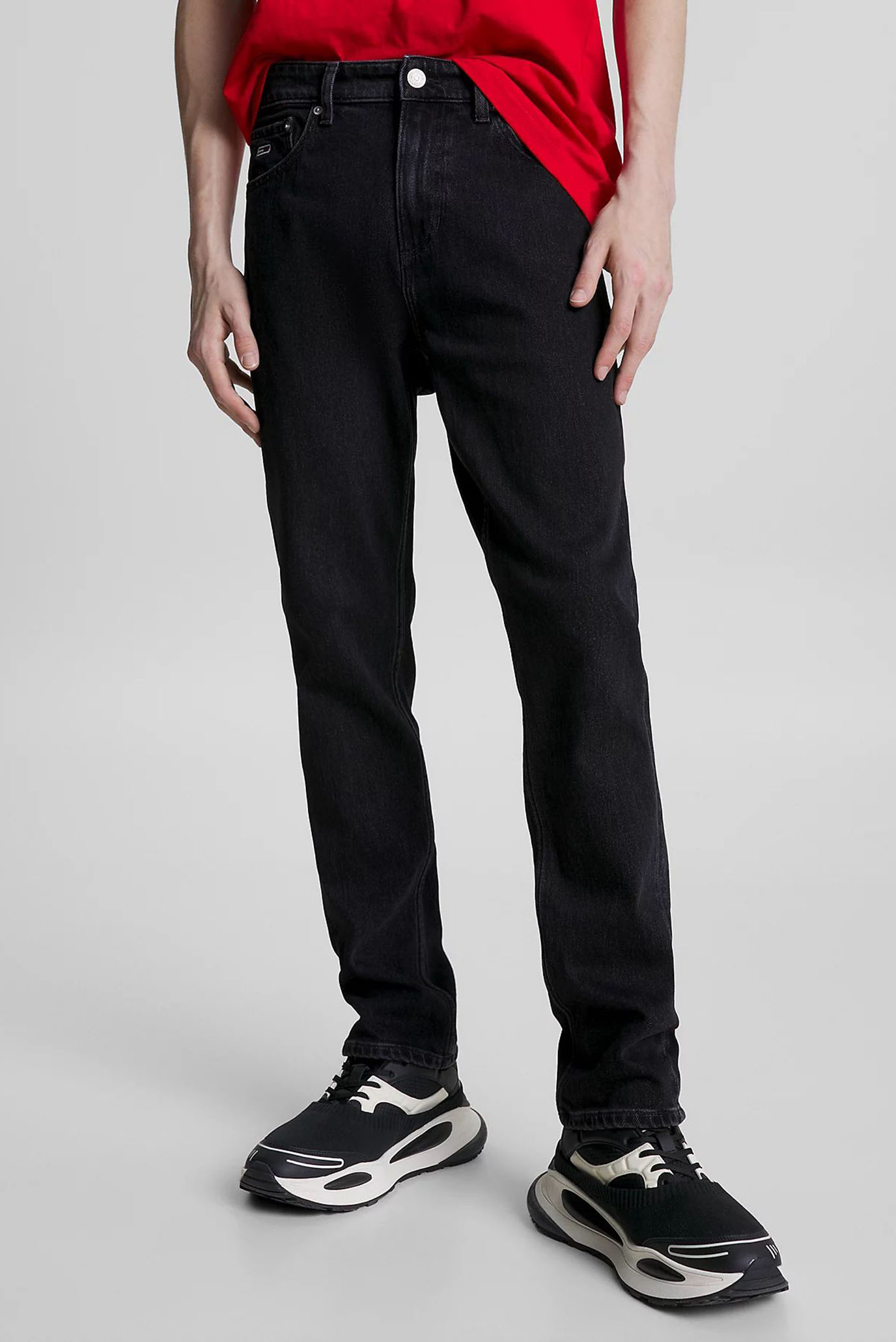 Чоловічі чорні джинси SCANTON Y SLIM CG4181 1