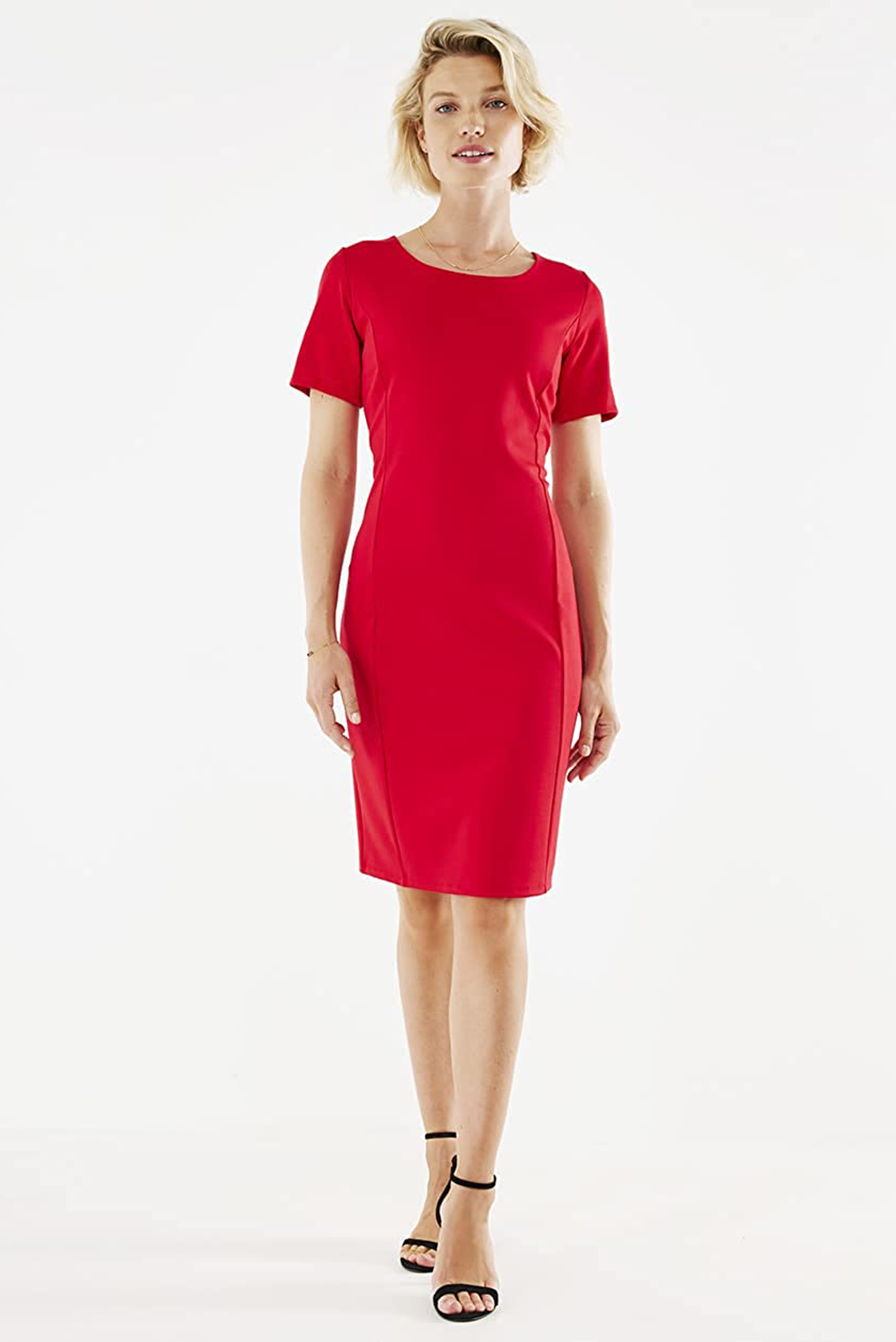 Женское красное платье NATALJA 1
