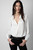 Женская белая блуза TINK SATIN PERM