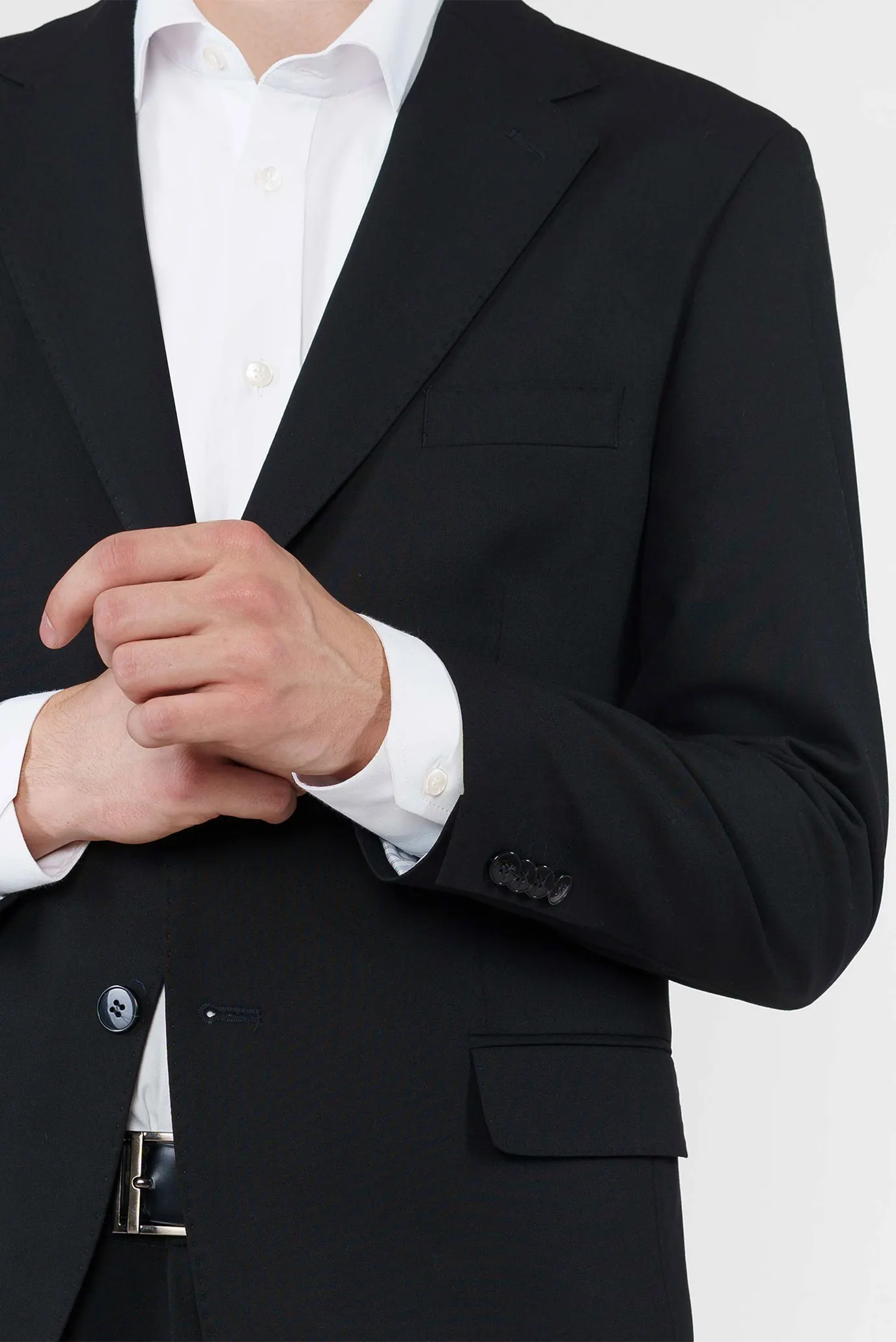 Чоловічий чорний піджак 5