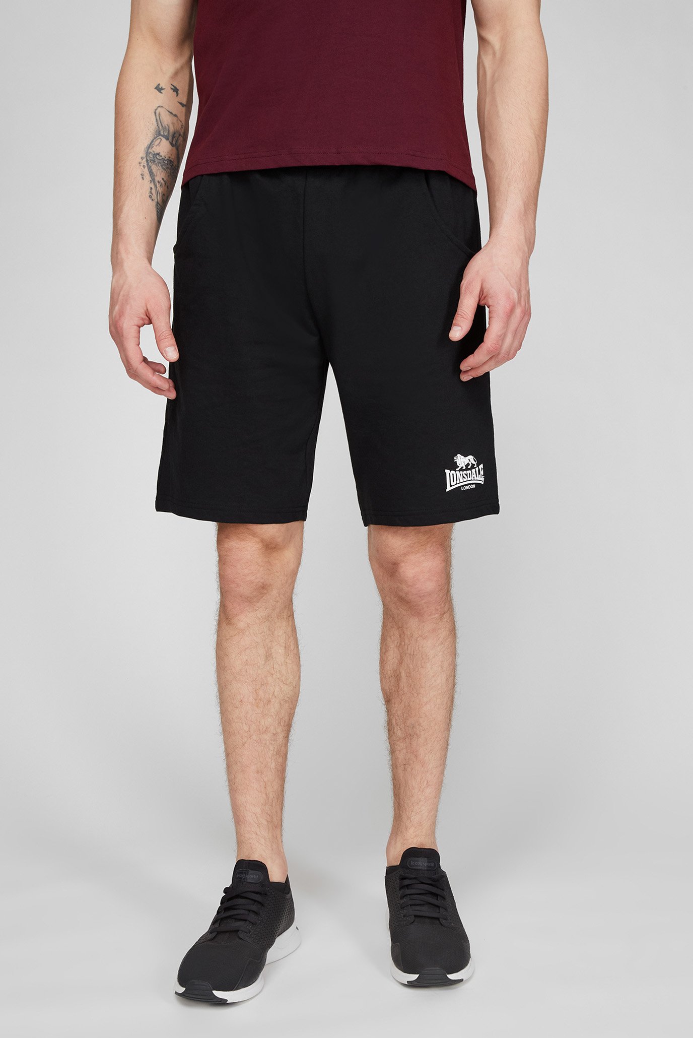 Мужские черные шорты Черный L Lonsdale 113699 Мужские черные шорты Черный L Lonsdale 113699