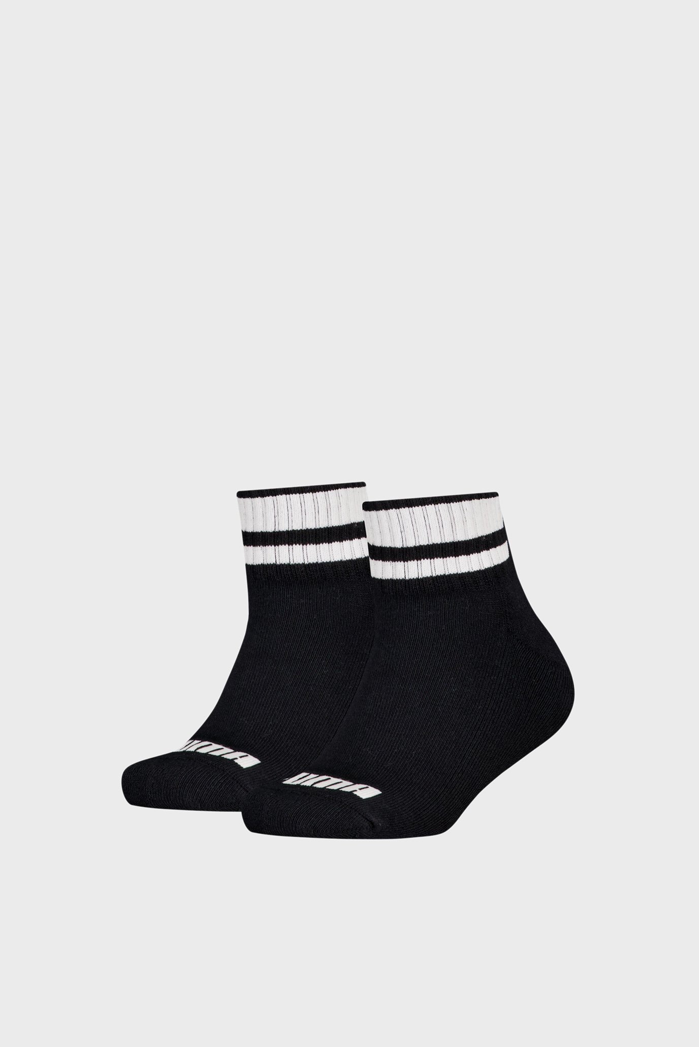 Детские черные носки (2 пары) Quarter Socks 2 Pack Youth 1