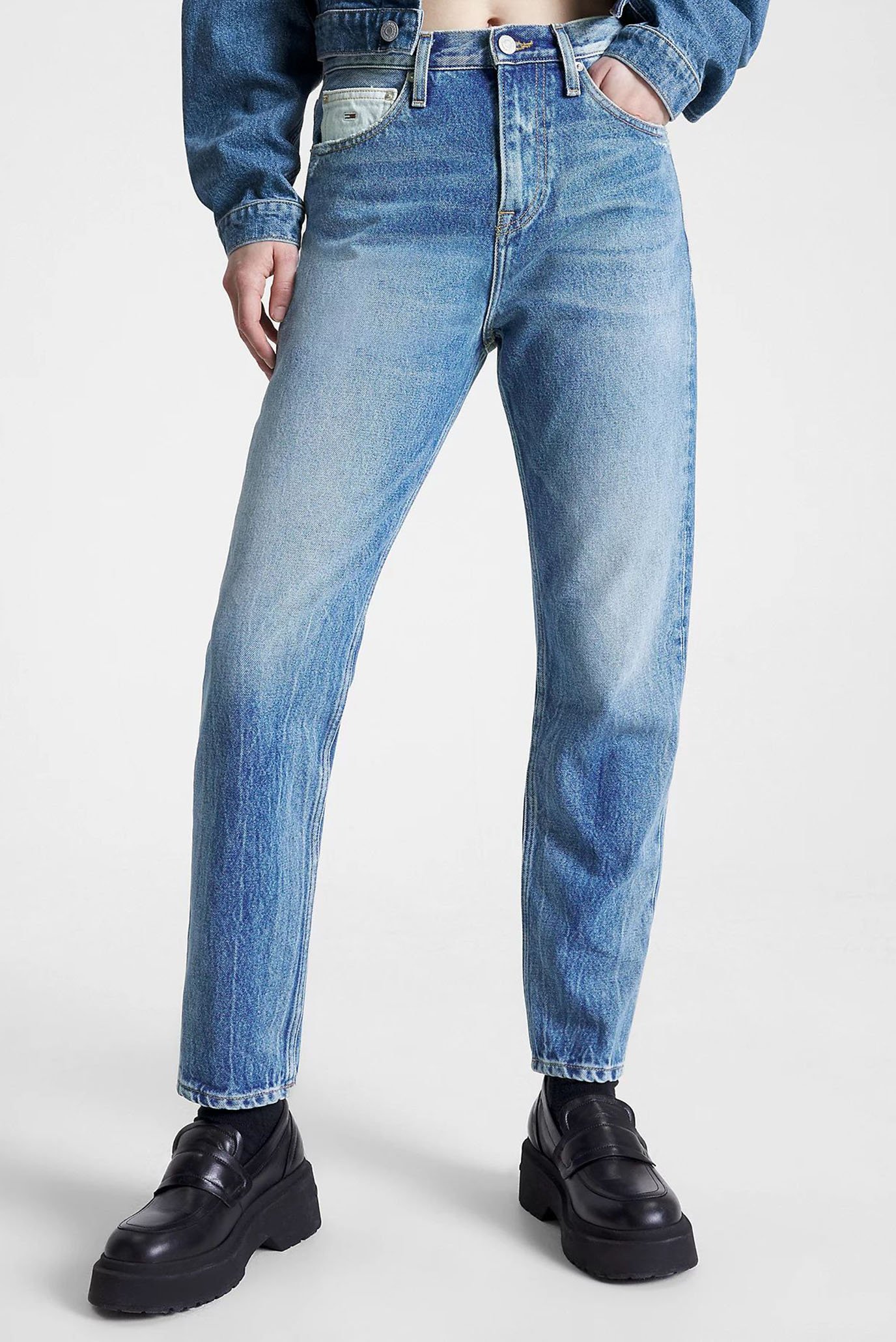 Жіночі сині джинси IZZIE HR SL ANK CG7037 1