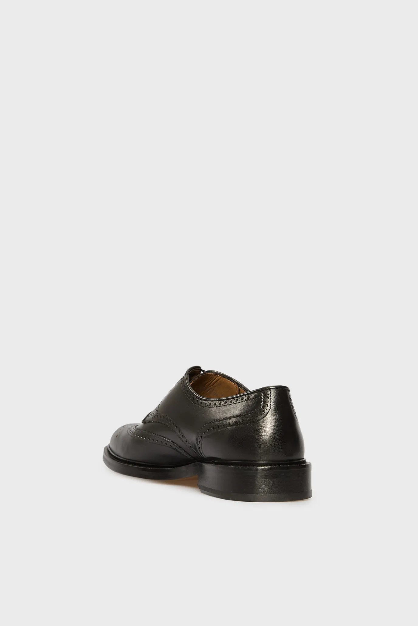 Мужские черные кожаные броги BECKHAM x BOSS 4