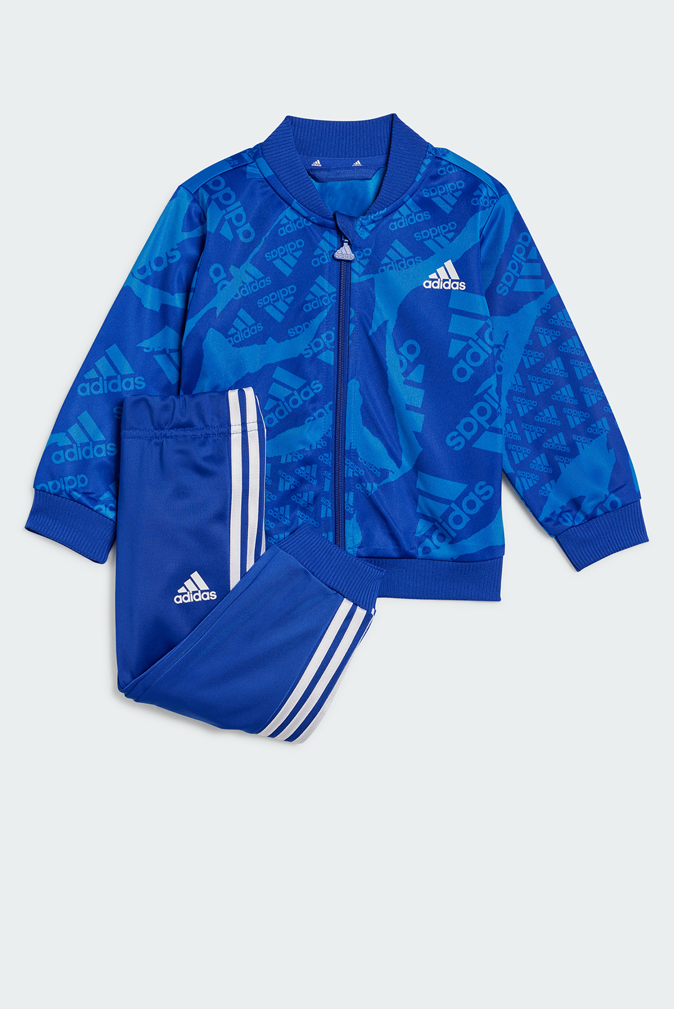 Детский синий спортивный костюм (спортивная кофта, брюки) Essentials Allover Printed Kids 1