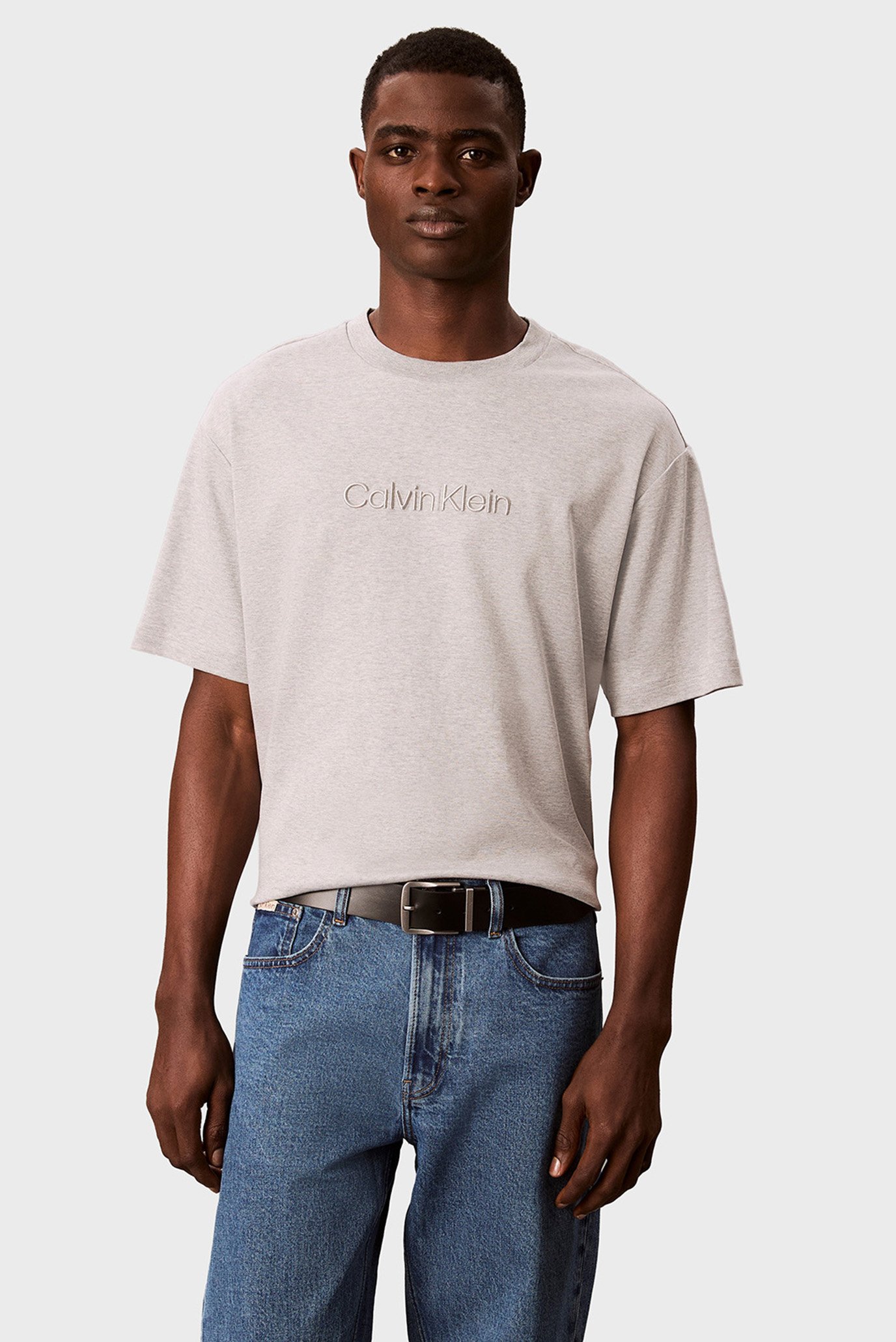 Мужская серая футболка A - Rel Fashion Logo Серый L Calvin Klein LV04LC206G Мужская серая футболка A - Rel Fashion Logo Серый L Calvin Klein LV04LC206G