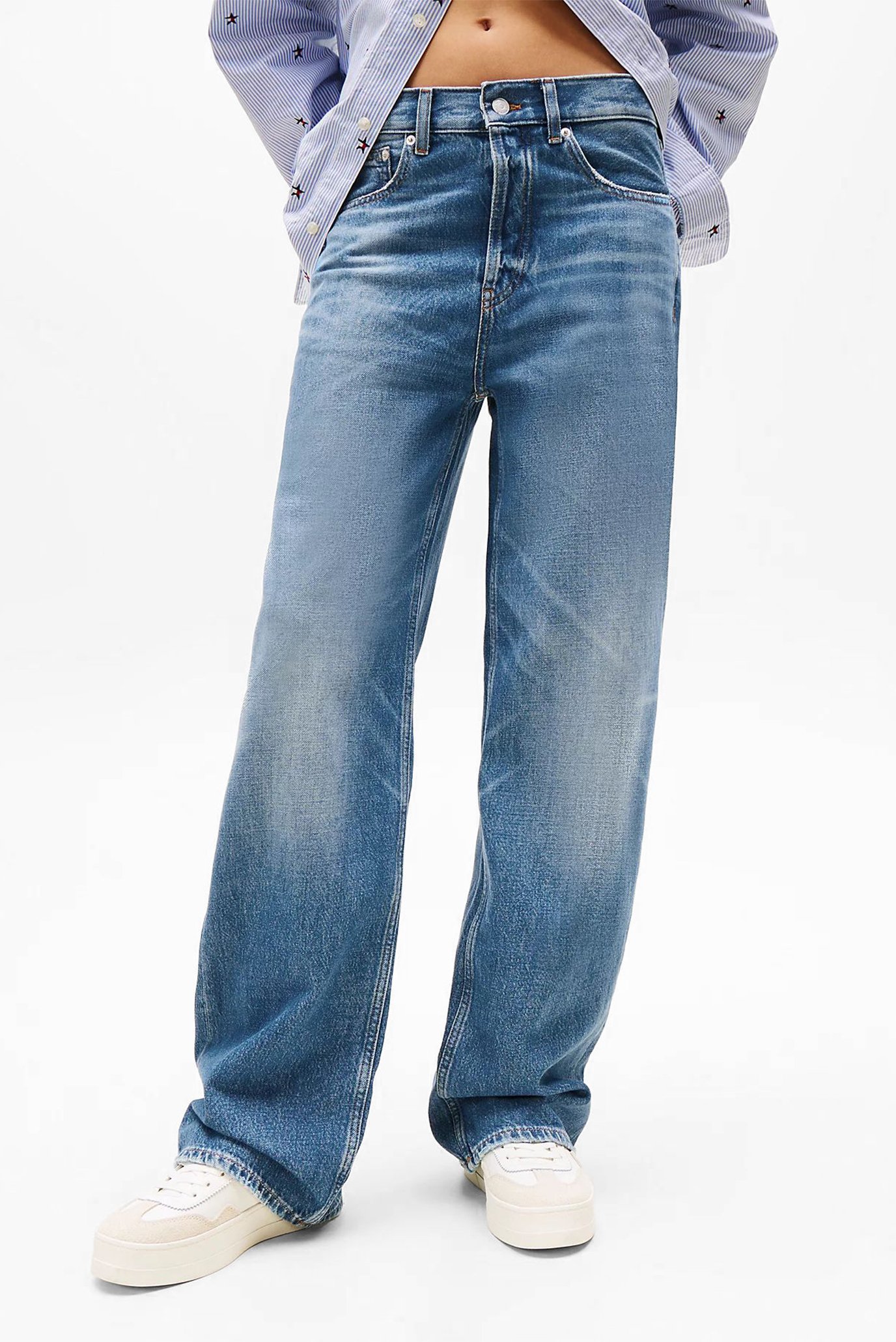 Женские синие джинсы TOMMY GIRL Синий 27-32 Tommy Jeans DN0DN00061 Женские синие джинсы TOMMY GIRL Синий 27-32 Tommy Jeans DN0DN00061
