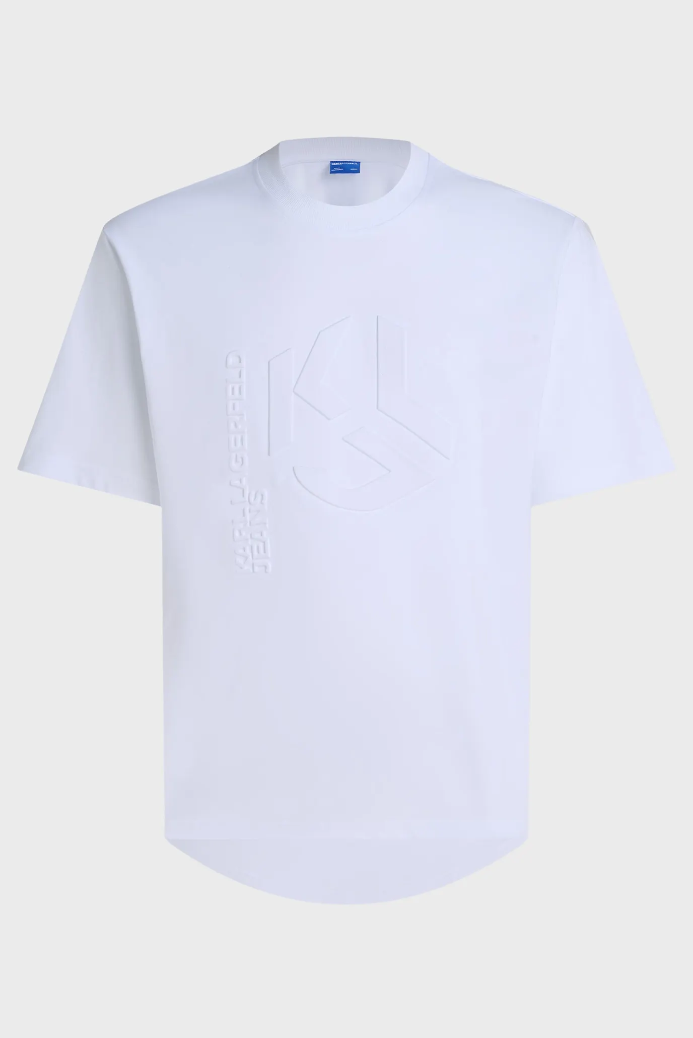 Чоловіча біла футболка embossed 5