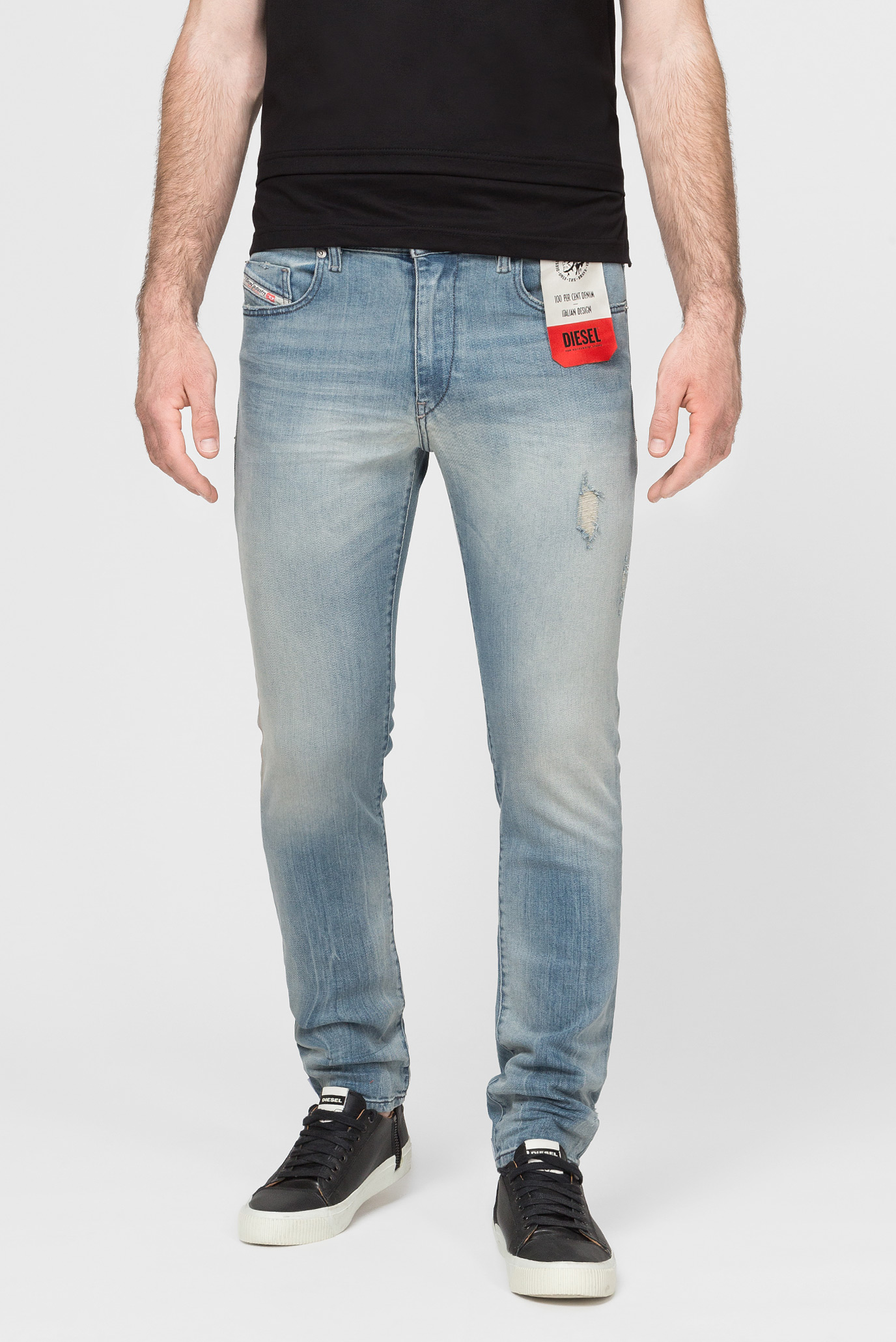 Чоловічі блакитні джинси D-STRUKT 1