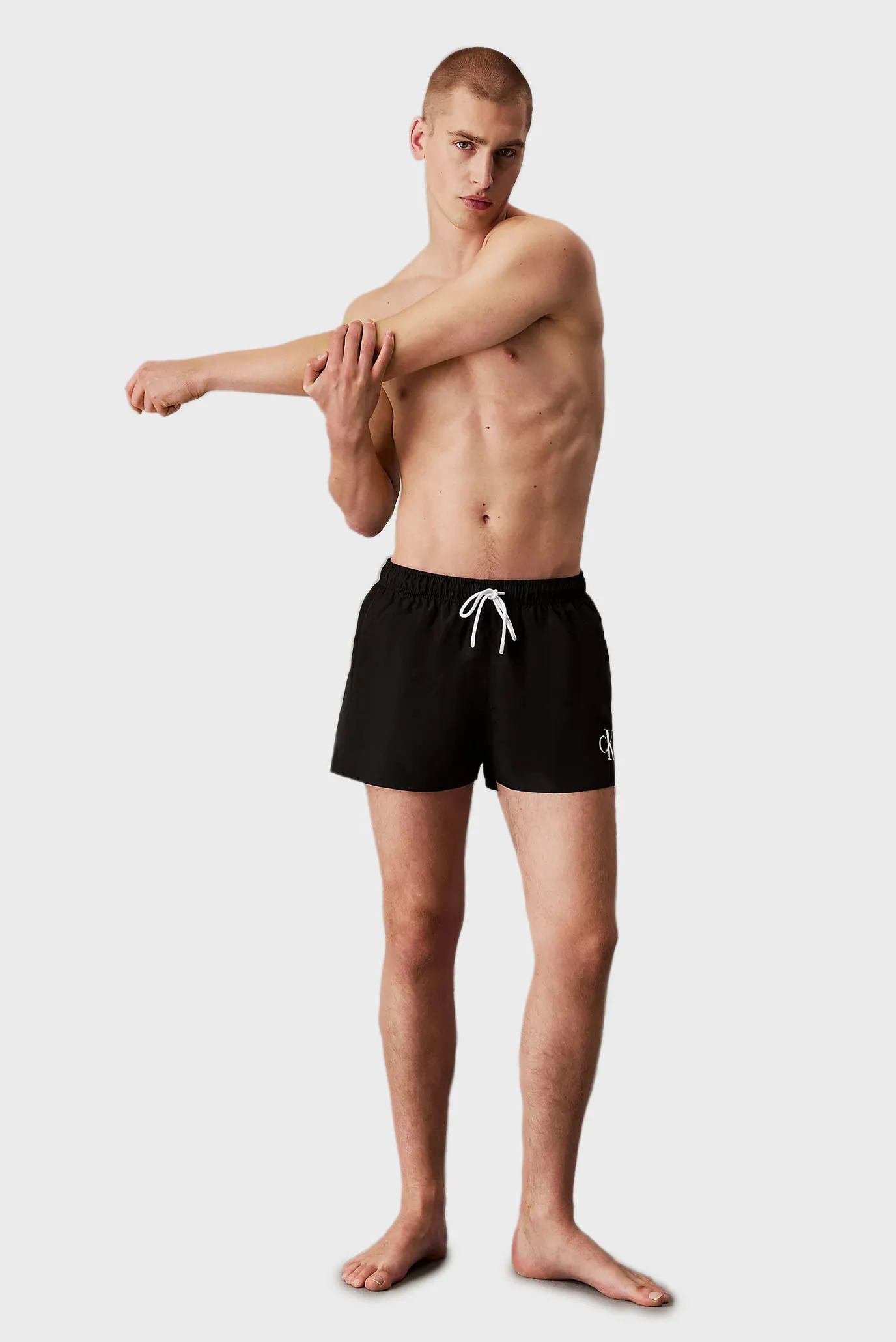 Мужские черные плавательные шорты 2