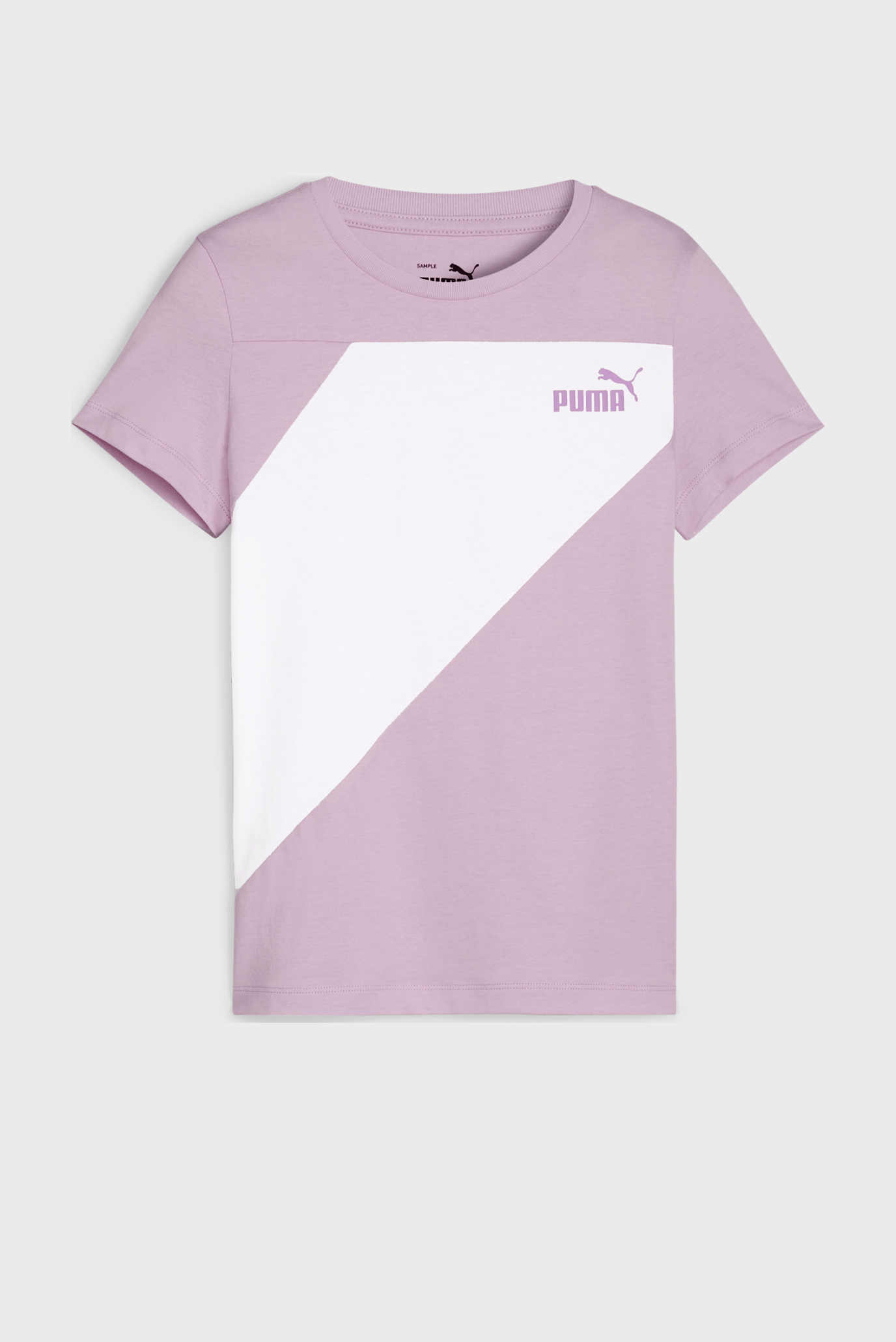 Детская сиреневая футболка PUMA POWER Youth Tee 1