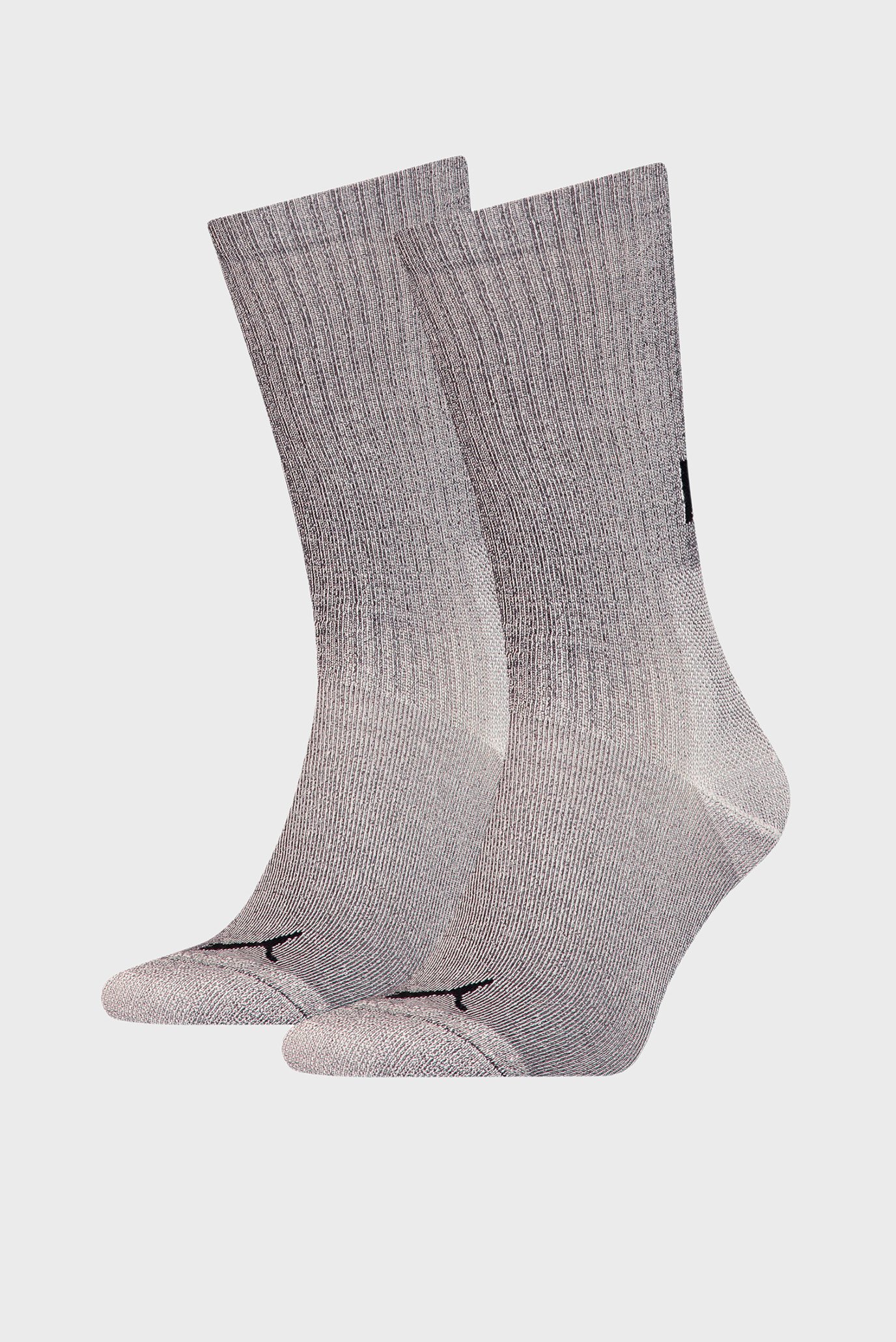 Мужские серые носки (2 пары) PUMA MEN COMFORT CREW 1