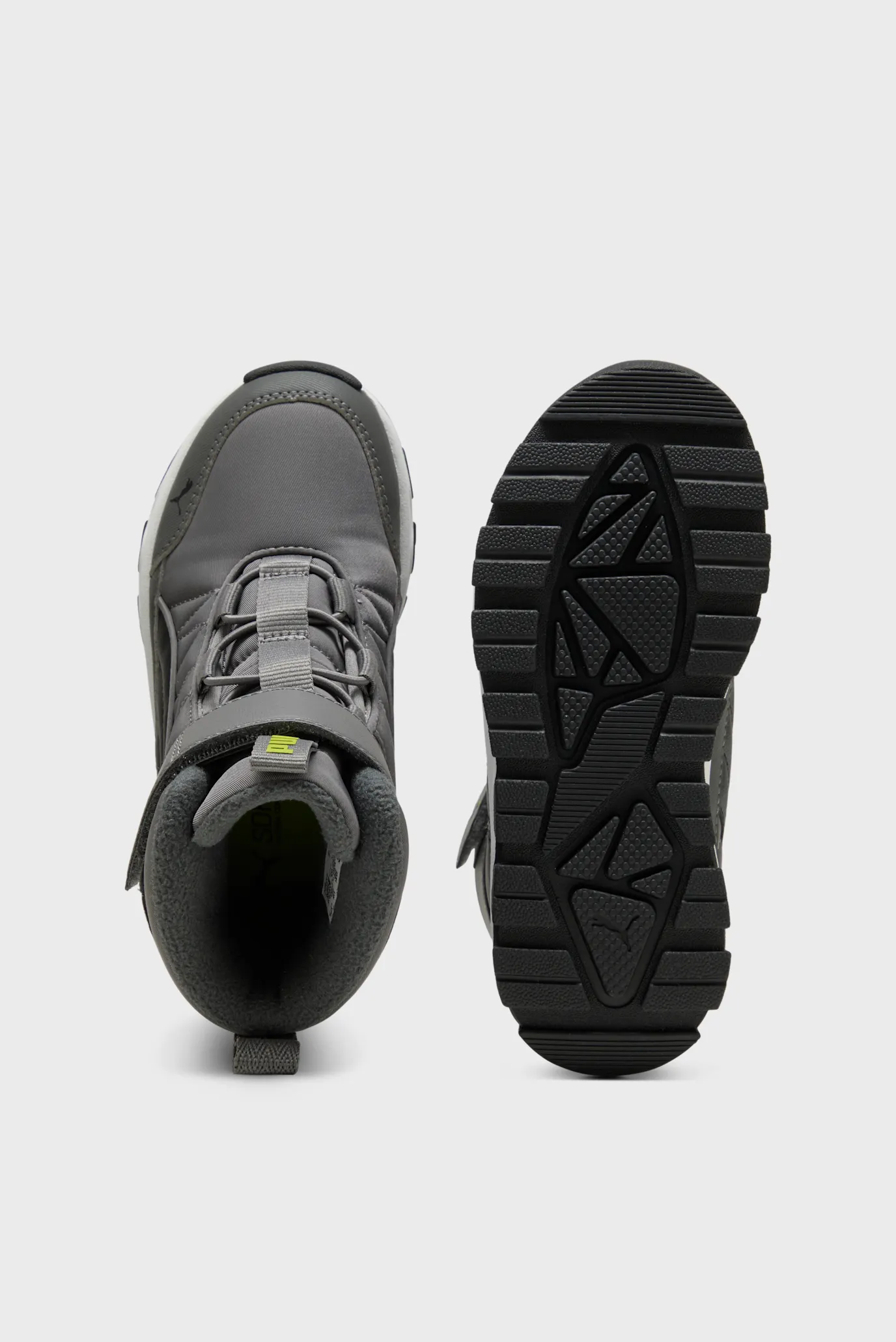 Детские серые хайтопы PUMA Evolve Kids’ Boots 5