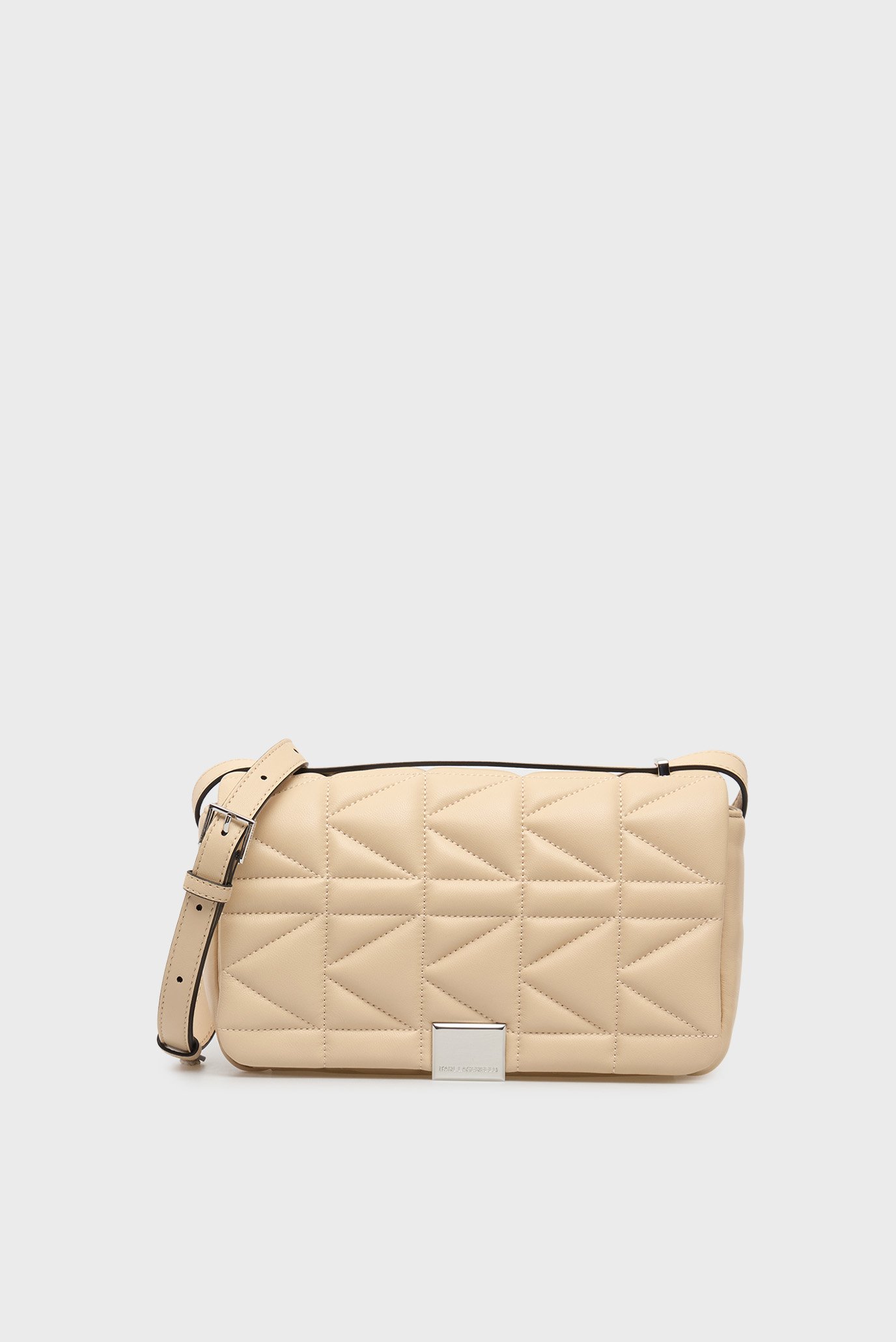 Женская бежевая кожаная сумка kuilt Бежевый ONE SIZE Karl Lagerfeld A3W30334 Женская бежевая кожаная сумка kuilt Бежевый ONE SIZE Karl Lagerfeld A3W30334