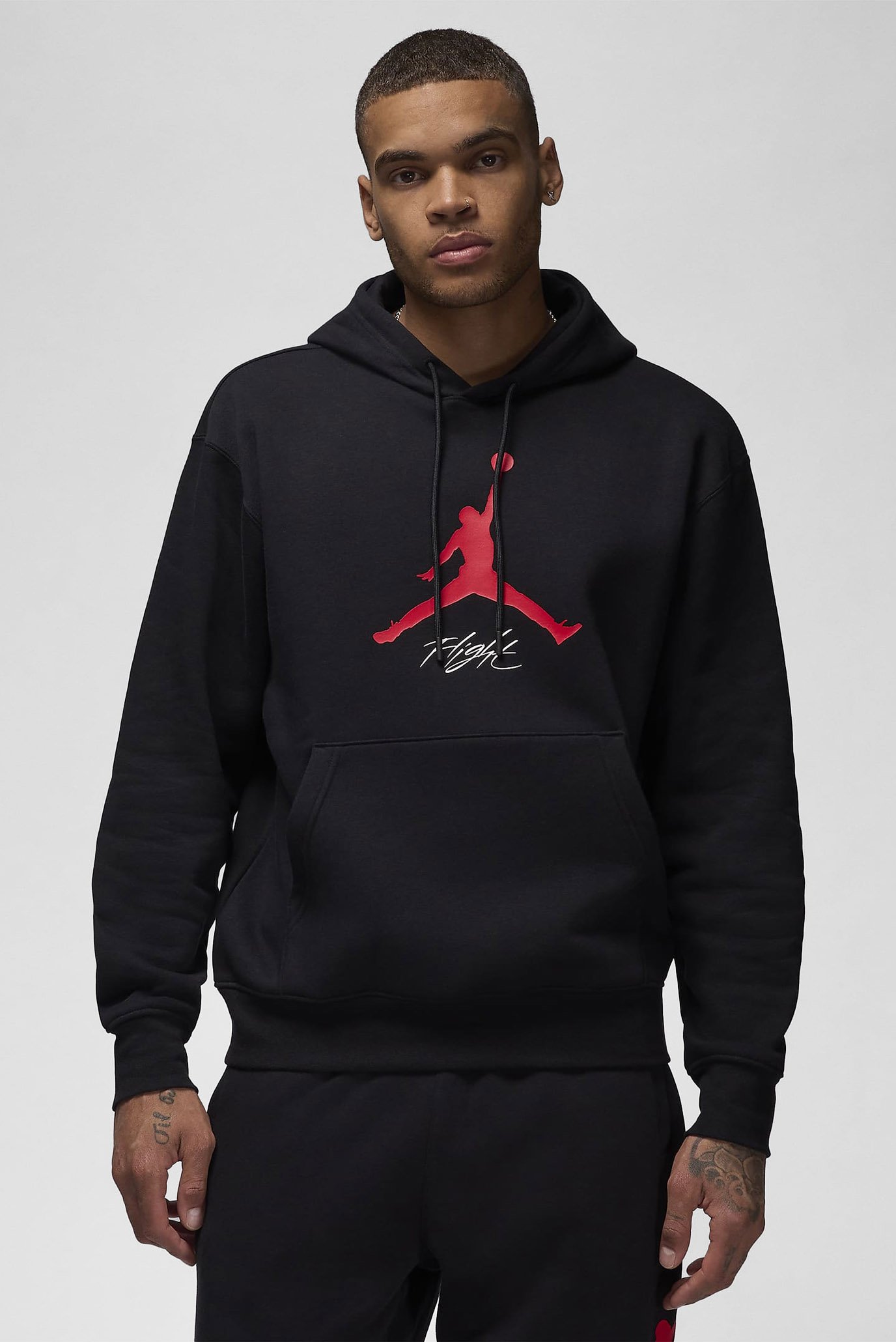 Чоловіче чорне худі Jordan Essentials Fleece Hoodie 1