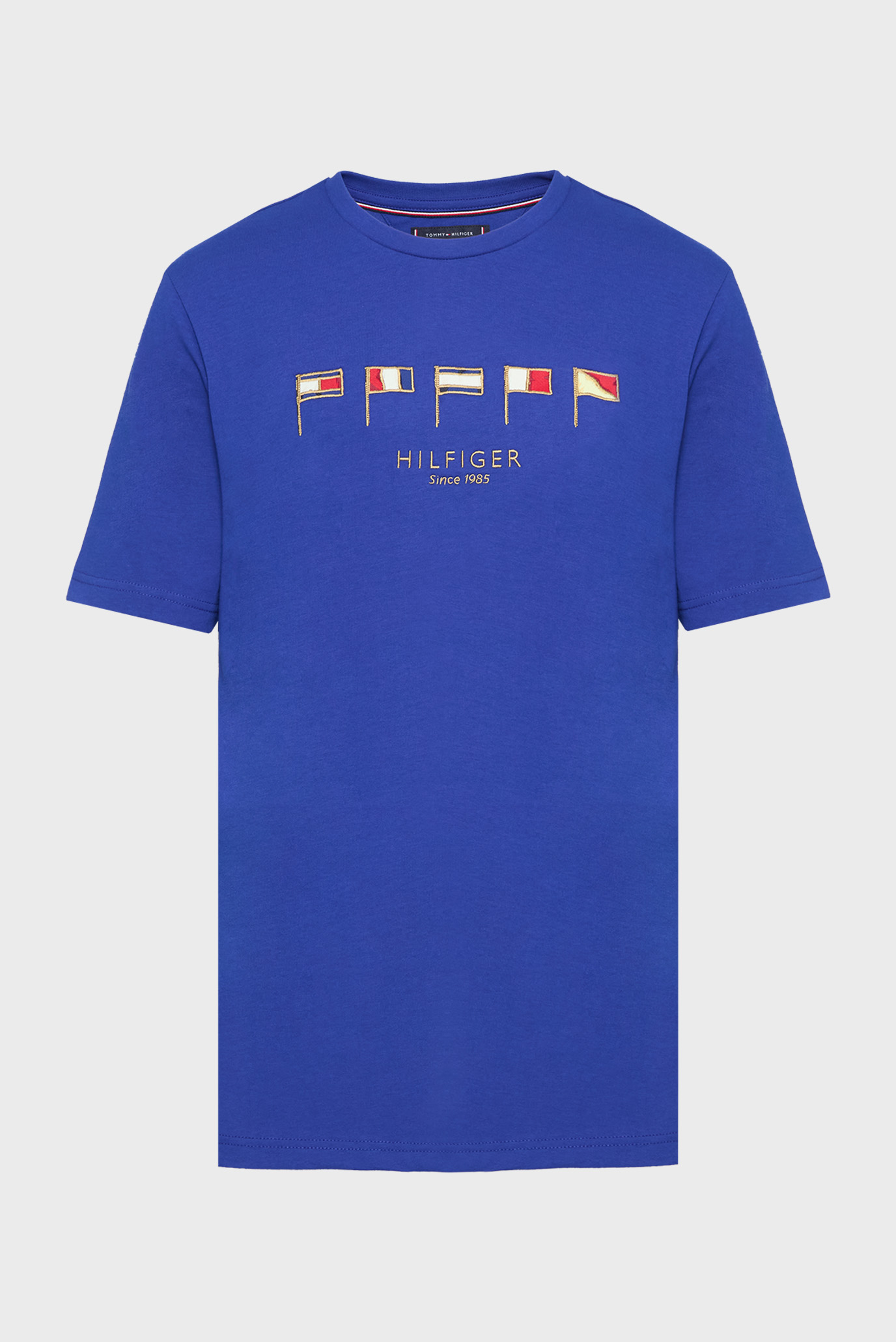 Мужская темно-синяя футболка MULTI FLAGS Синий M Tommy Hilfiger MW0MW38616 Мужская темно-синяя футболка MULTI FLAGS Синий M Tommy Hilfiger MW0MW38616