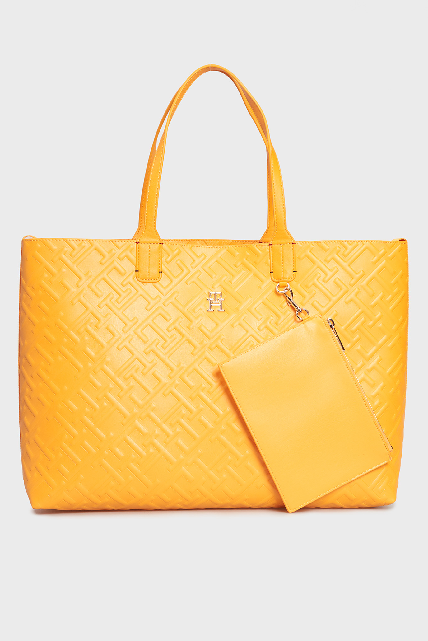 Жіноча жовта сумка ICONIC TOMMY TOTE MONO 1