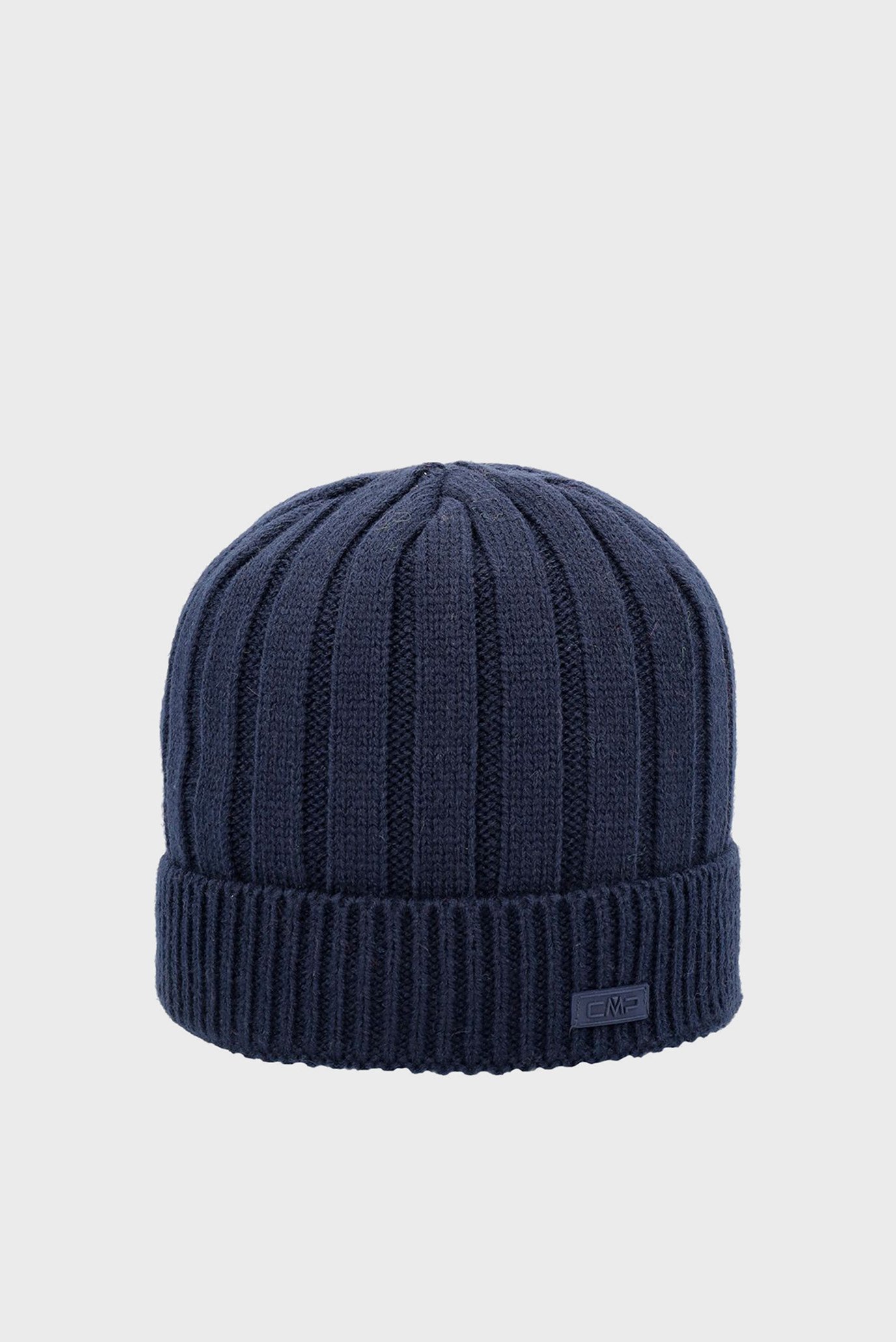 Дитяча темно-синя шапка KNITTED HAT FLEECE LINING 1