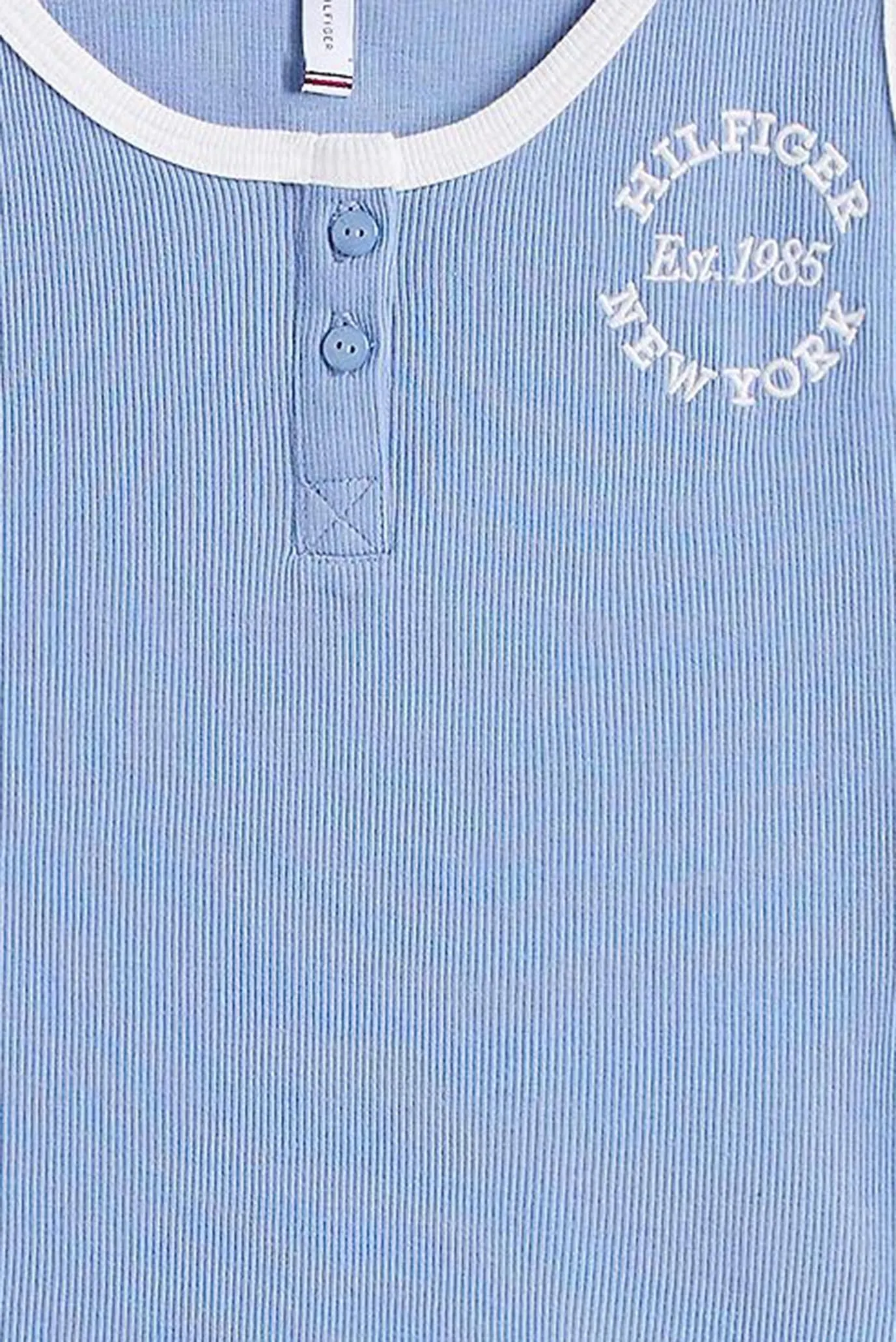 Жіноча блакитна майка RIB TANK TOP 5